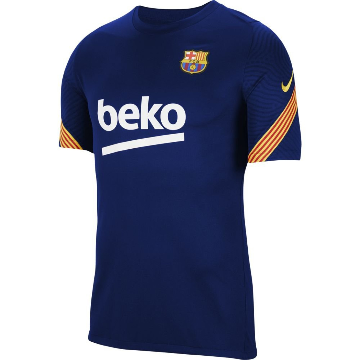 Nike FC Barcelona Strike Trainingsshirt 2020-2021 Donkerblauw
