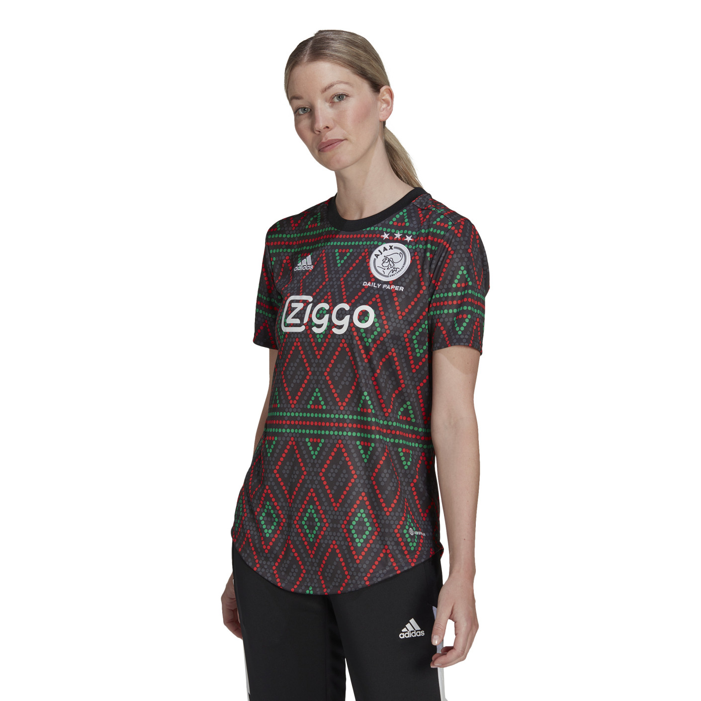 Moskee erger maken Antecedent adidas Ajax Daily Paper Pre-Match Trainingsshirt 2022-2023 Dames Multicolor