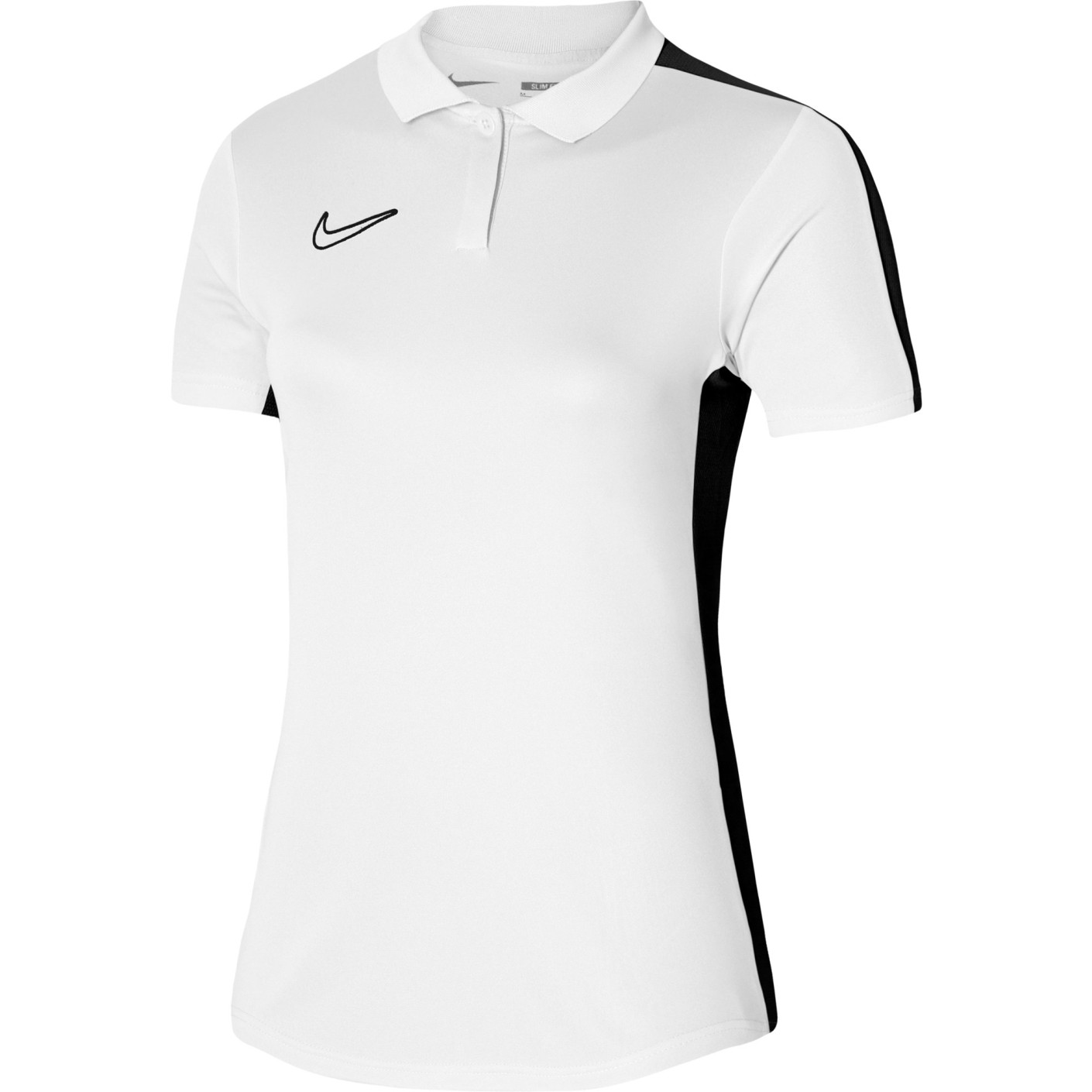 Nike Dri-Fit Academy 23 Polo Dames Wit Zwart