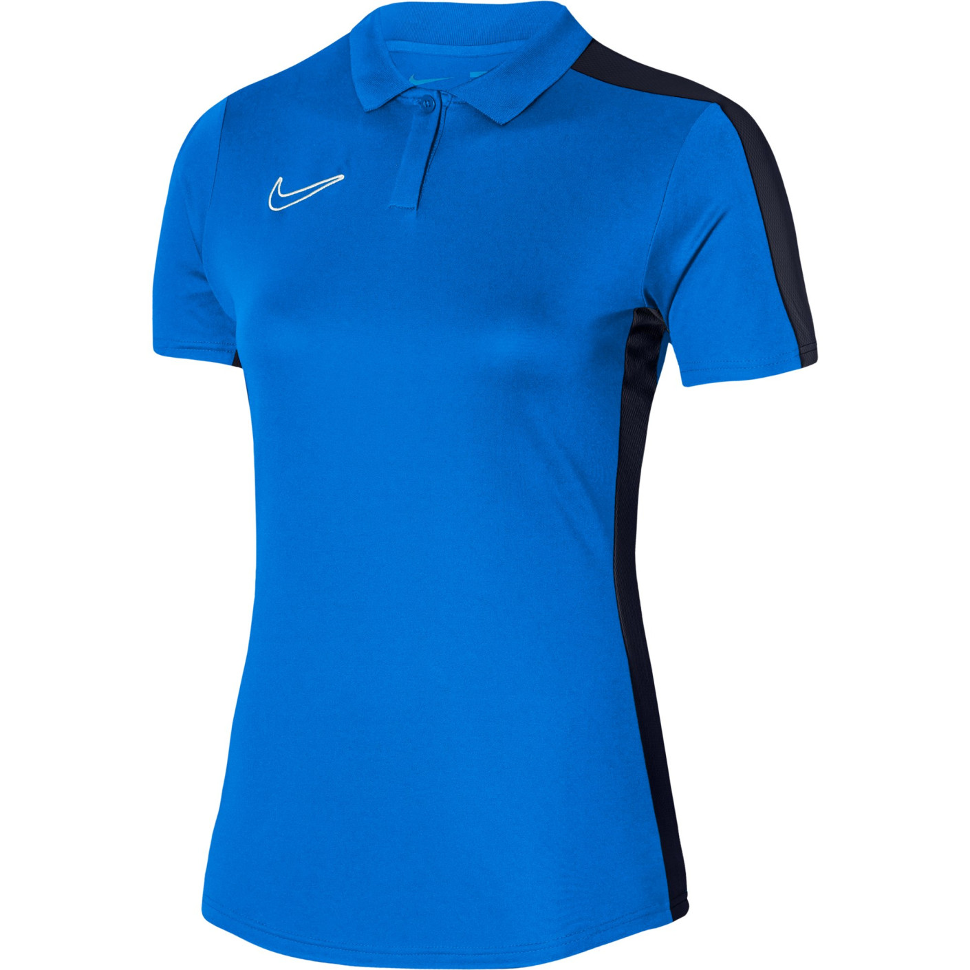 Nike Dri-Fit Academy 23 Polo Dames Blauw Donkerblauw Wit