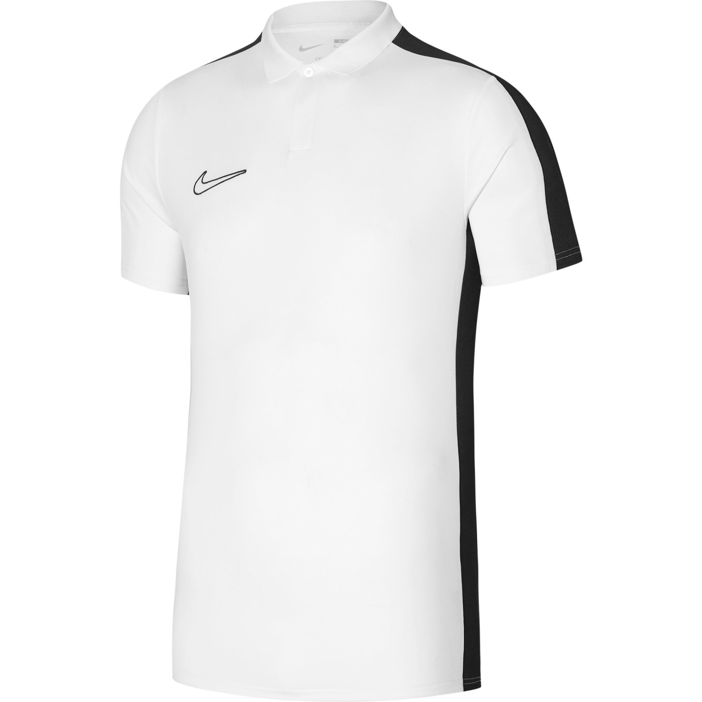 Nike Dri-Fit Academy 23 Polo Kids Wit Zwart