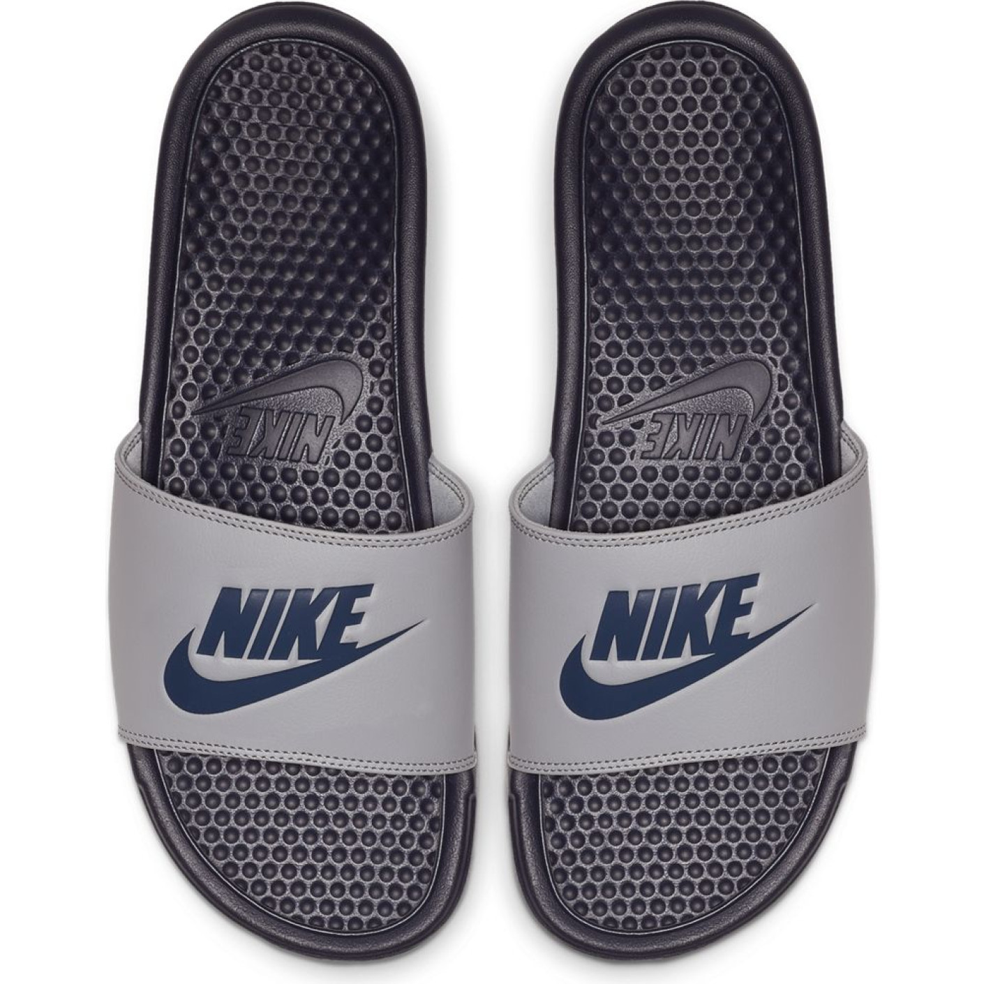 Nike Benassi JDI Slippers Donkergrijs