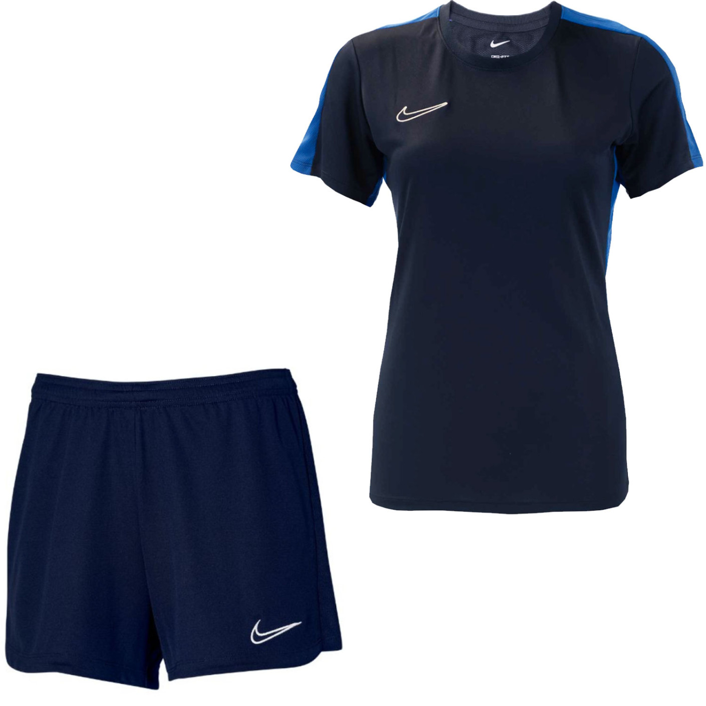 Nike Dri-FIT Academy 23 Trainingsset Dames Donkerblauw Blauw Wit