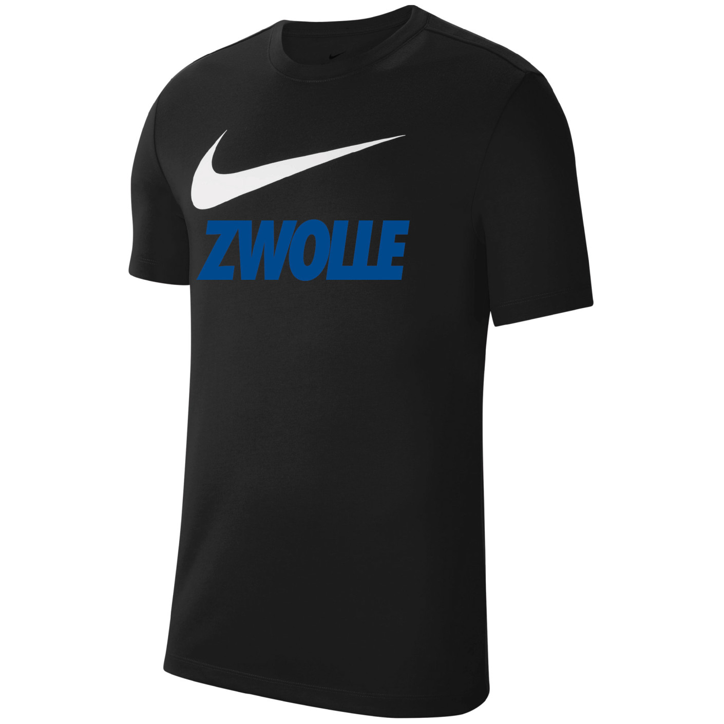 Verlammen Nylon Tien Nike Zwolle Team Club Tee 20 Zwart Blauw
