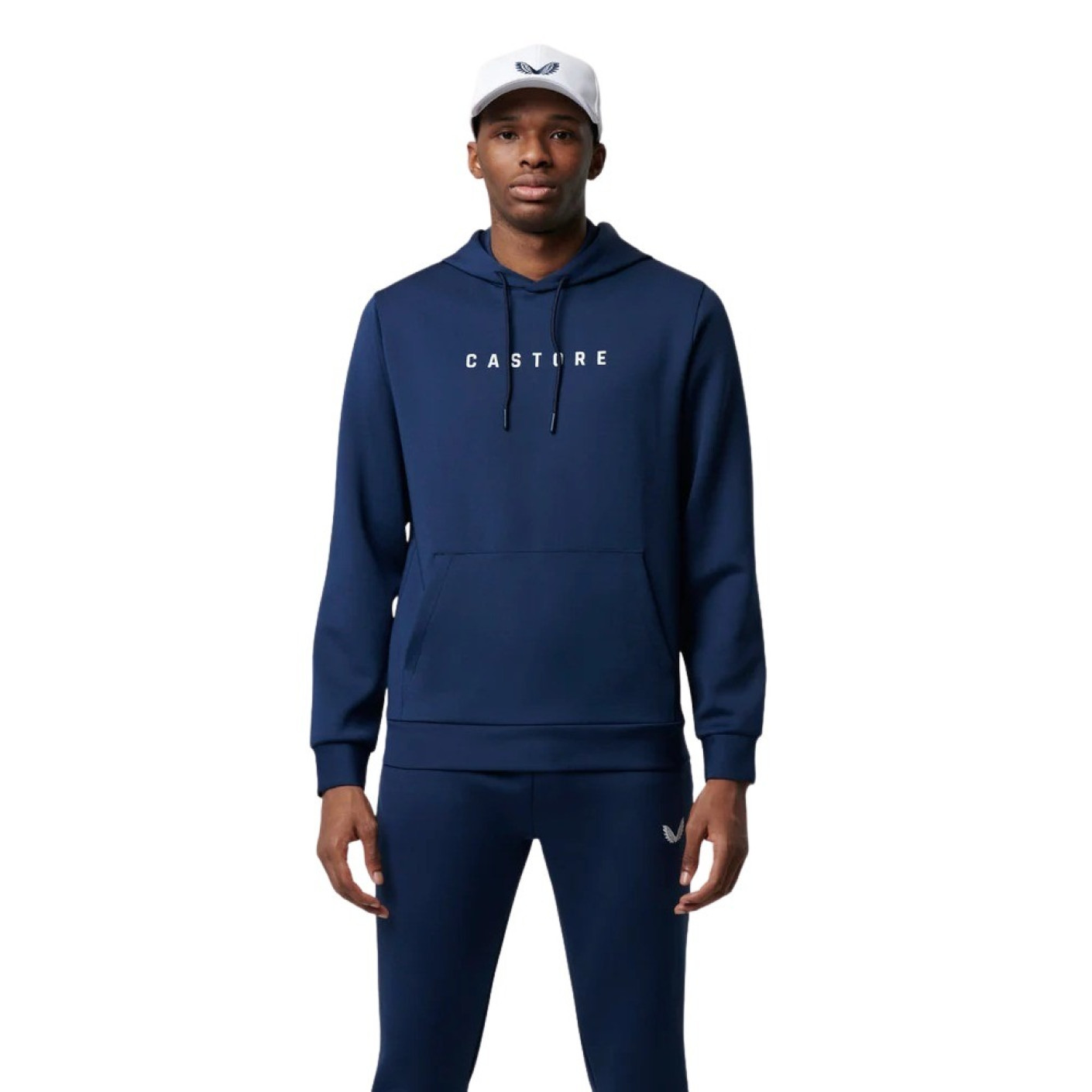 Castore Scuba Hoodie Donkerblauw Wit