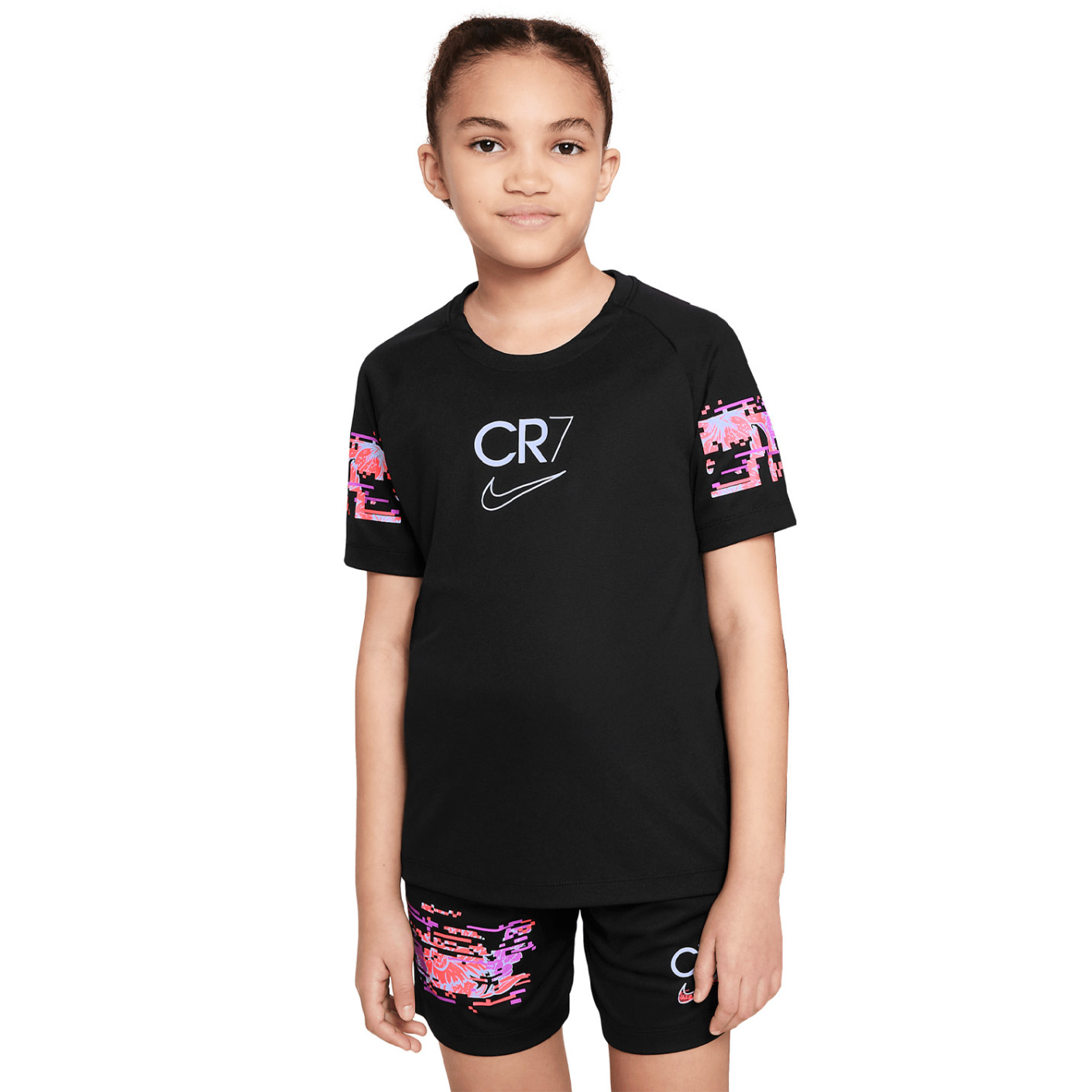 Nike CR7 Trainingsset Kids Zwart Blauw Roze