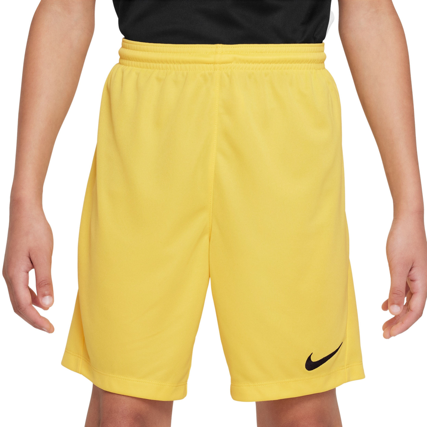 Nike Dri-FIT Park III Kids Yellow Football Shorts