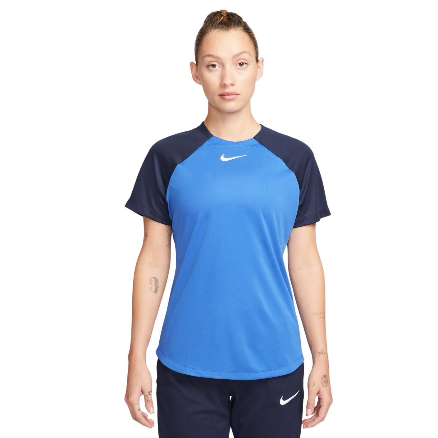 Nike Academy Pro Trainingsshirt Dames Blauw Donkerblauw