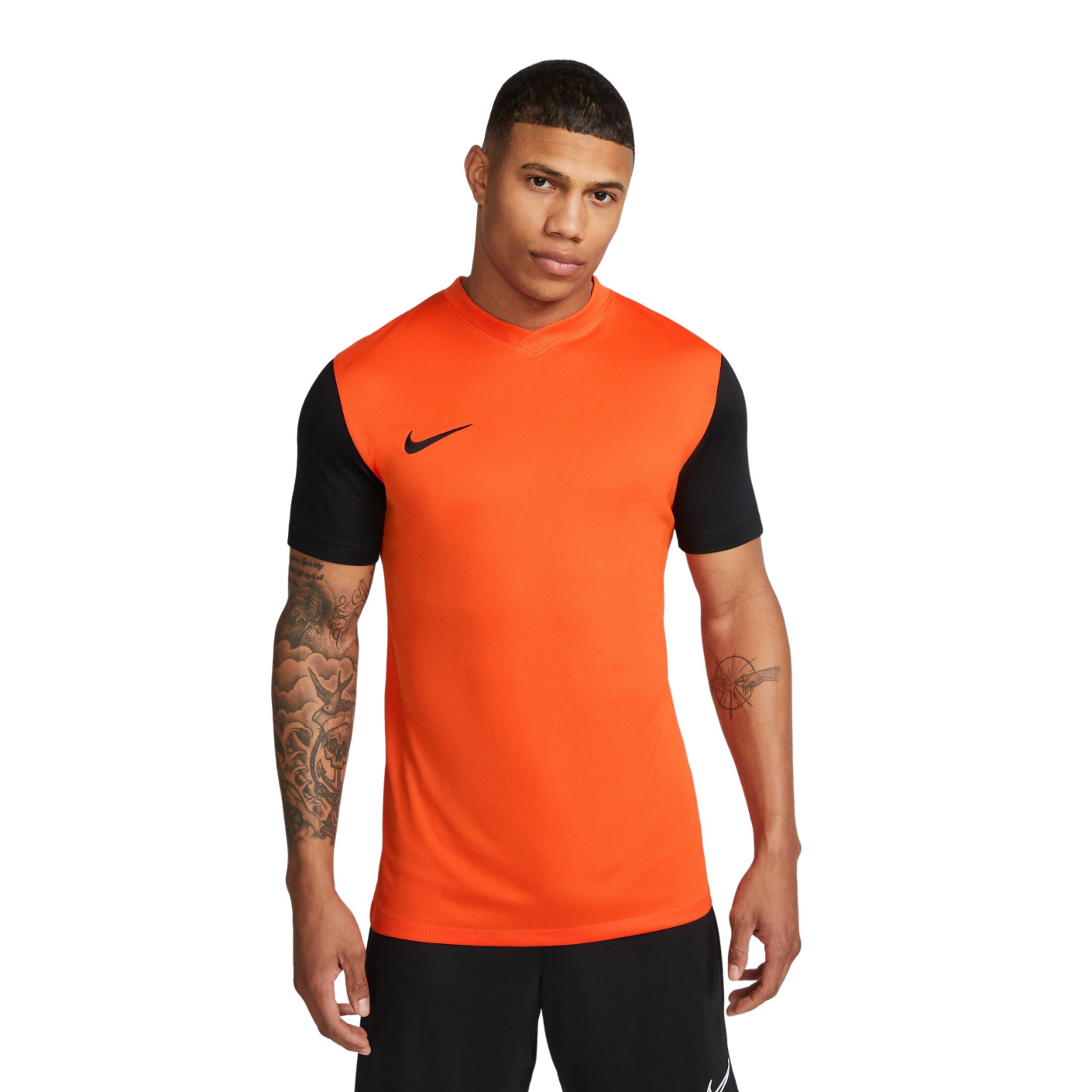 Nike Tiempo Premier II Voetbalshirt Oranje Zwart