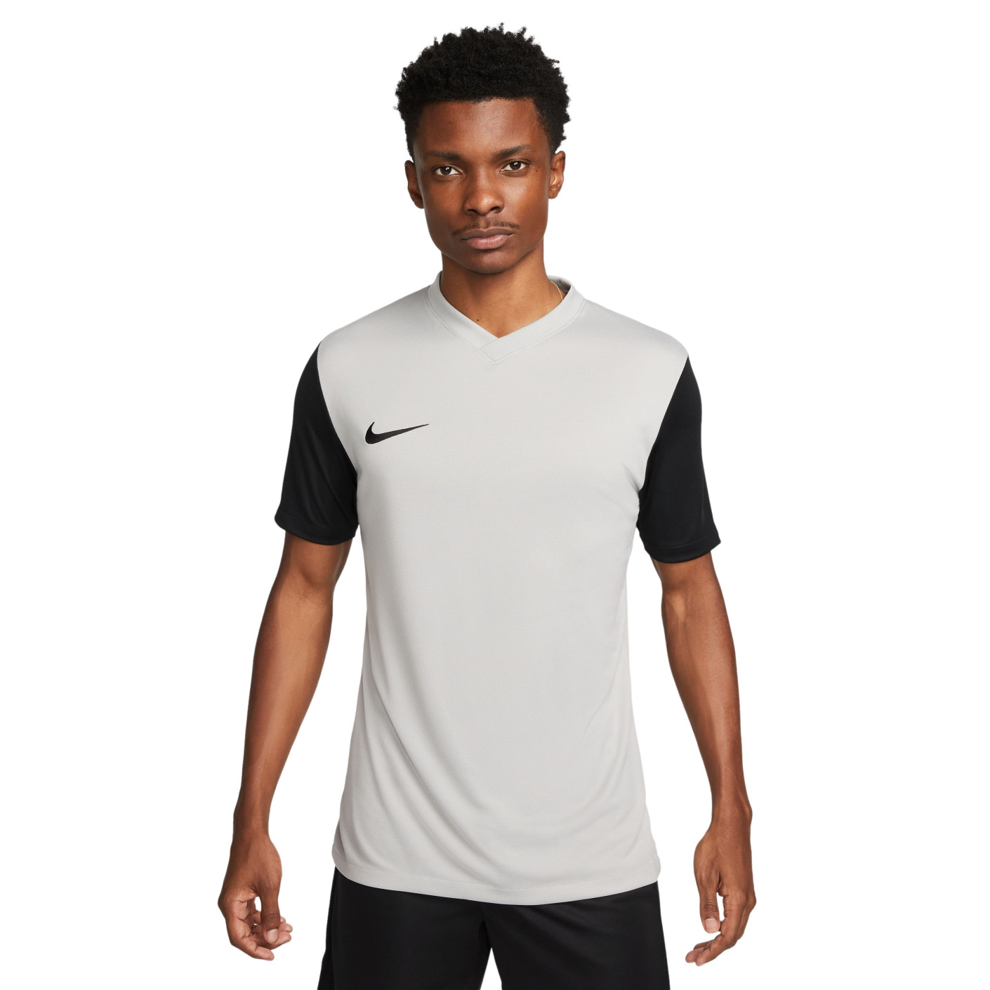 Nike Tiempo Premier II Voetbalshirt Grijs Zwart
