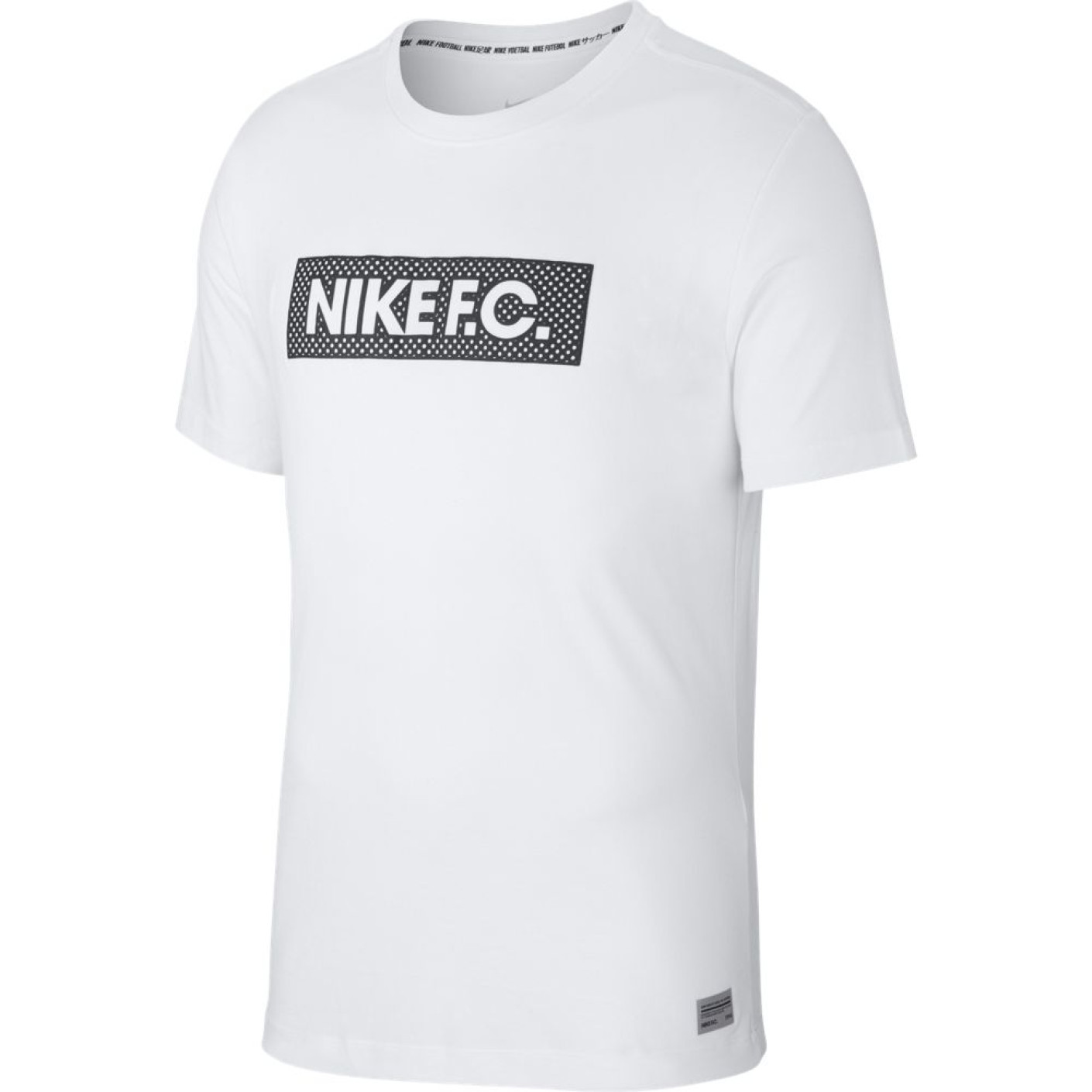 Nike F.C. Dry T-Shirt Seasonal Block Wit Zwart