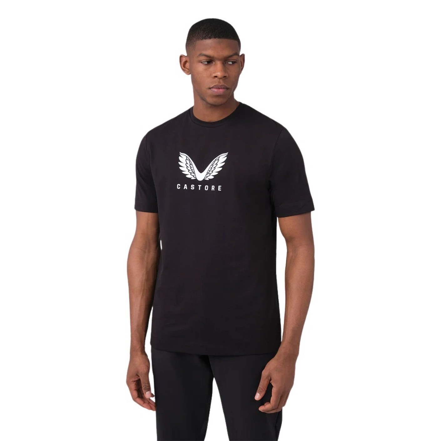 Castore Essentials T-Shirt Zwart Wit