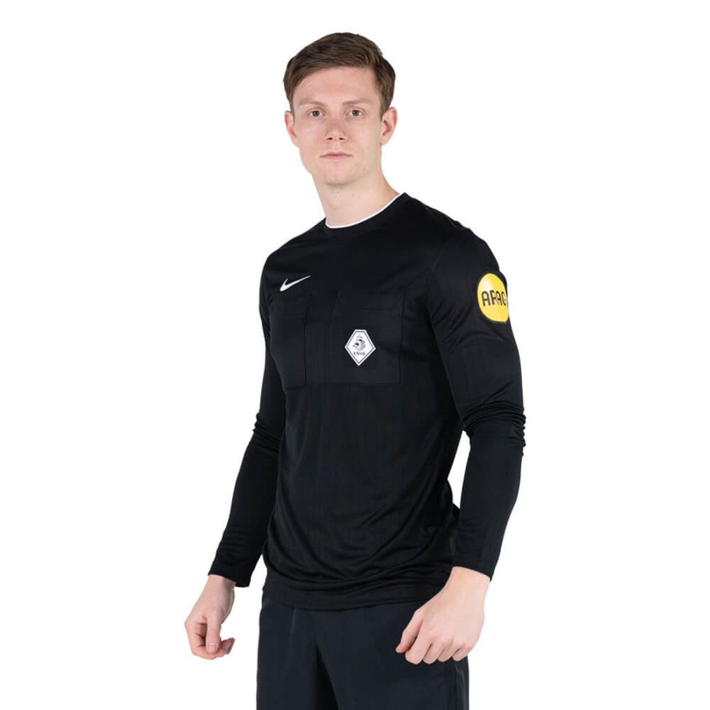 Nike KNVB Long Sleeve Referee Shirt 2021-2024 Black