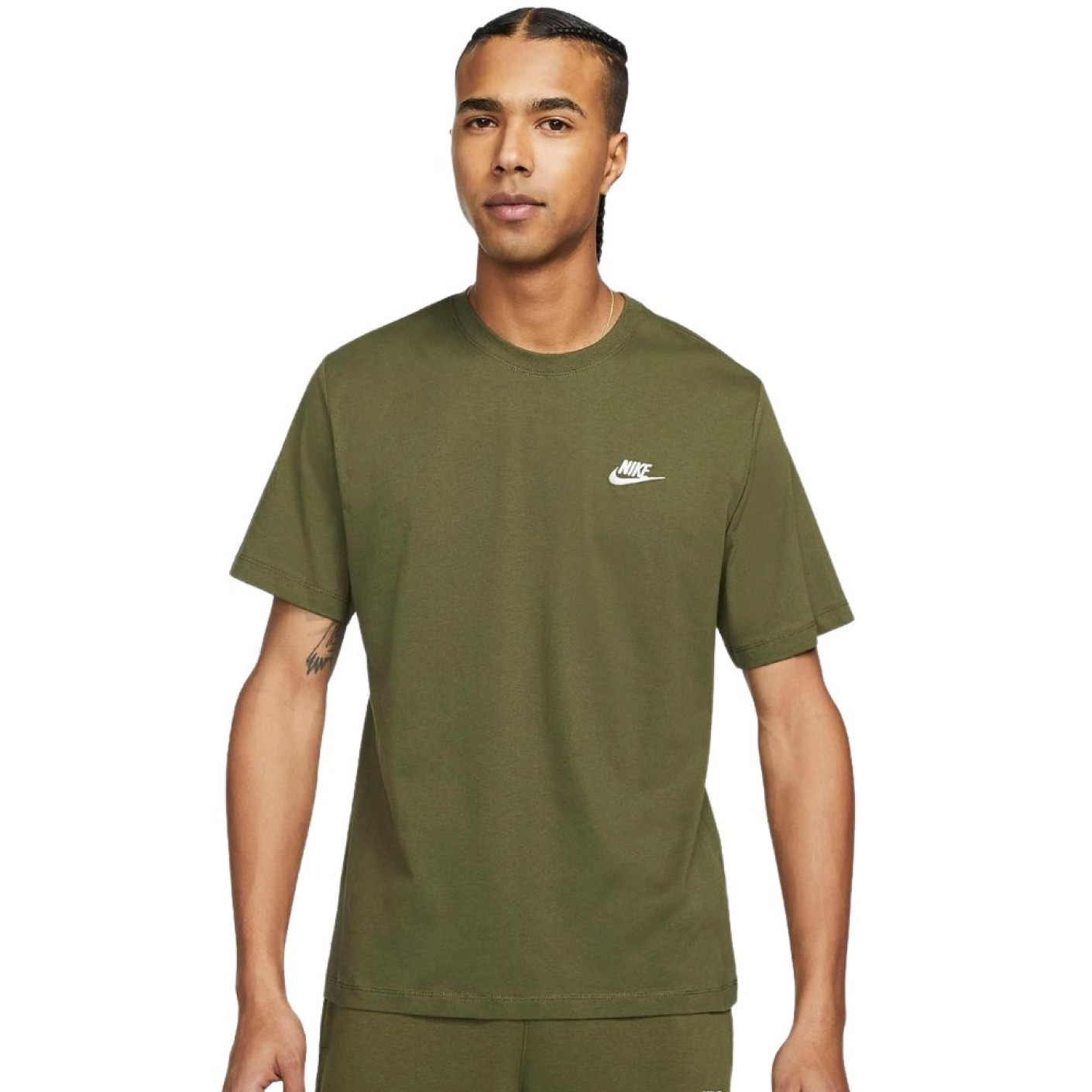 nike army green shirt