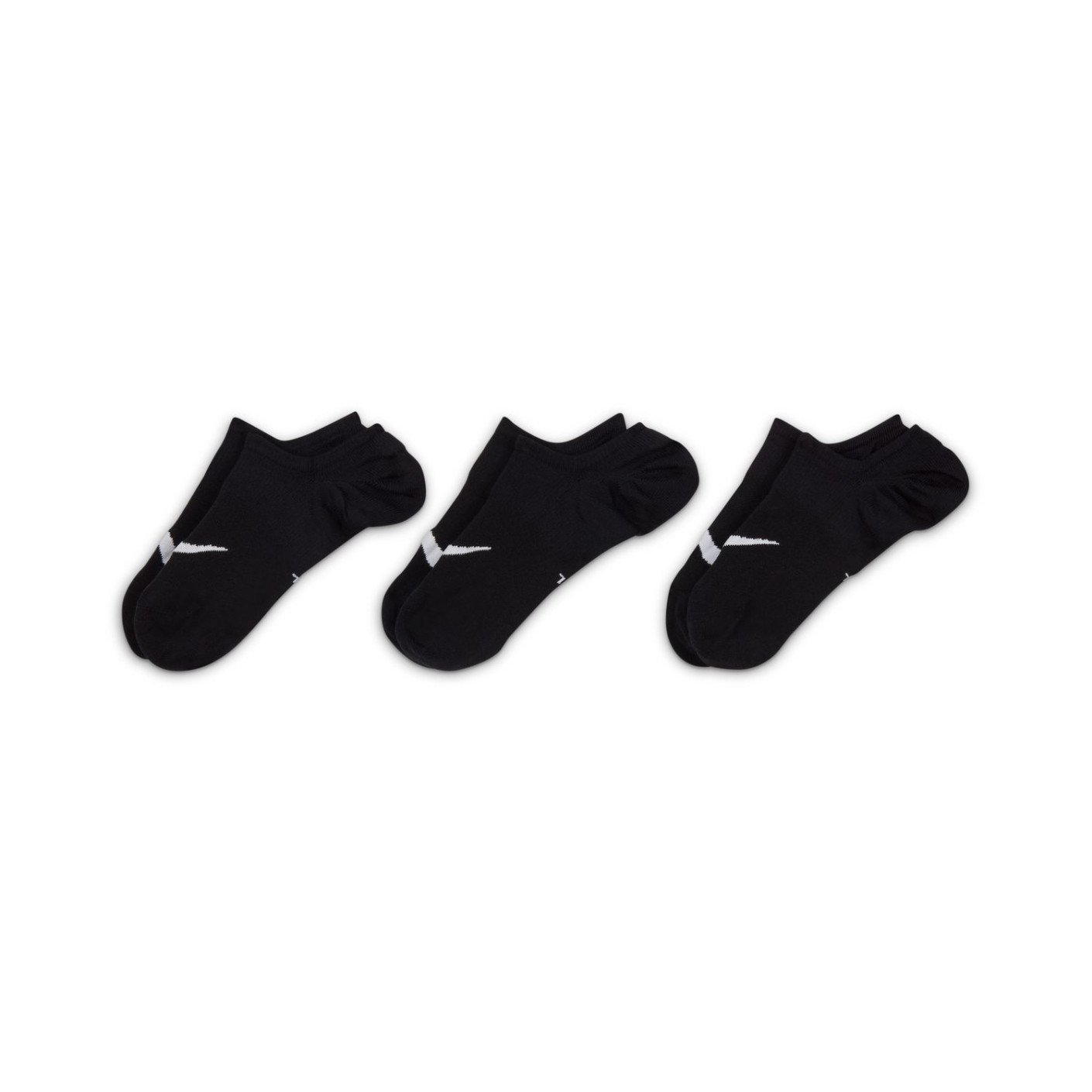 womens nike ankle socks black