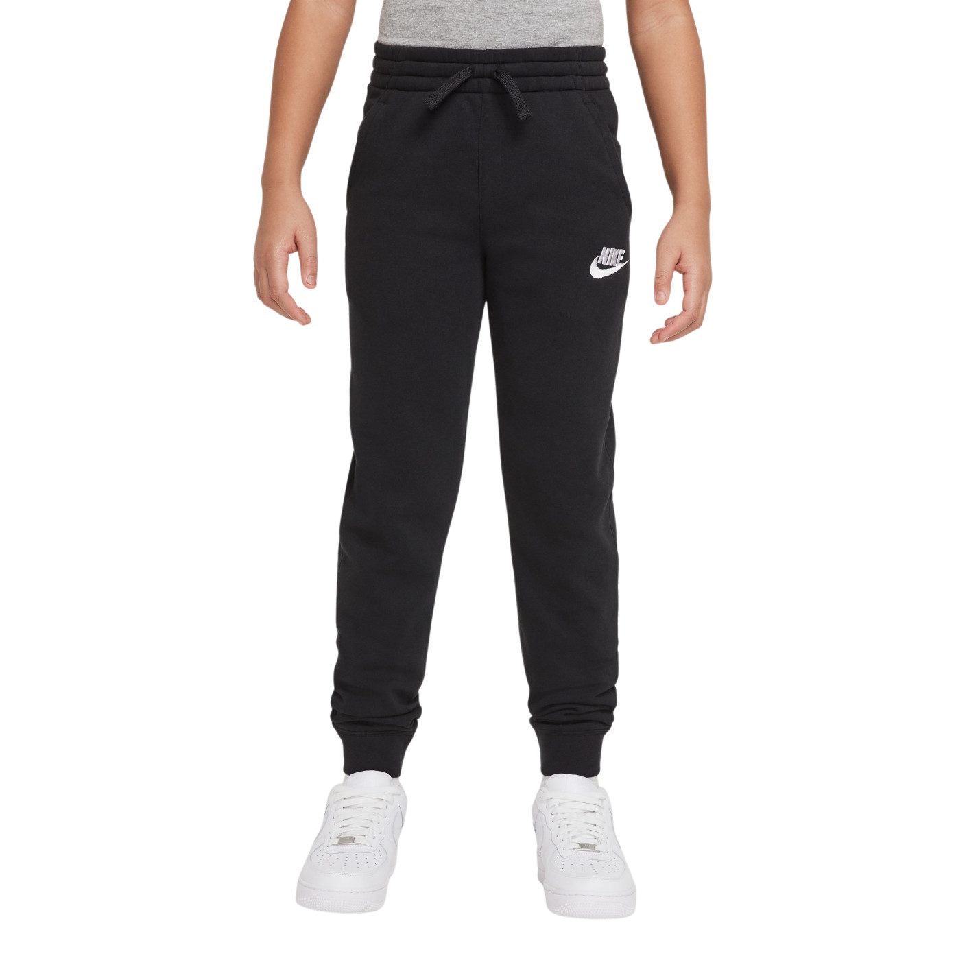 Nike Sportswear Club Fleece Joggingbroek Kids Zwart Wit