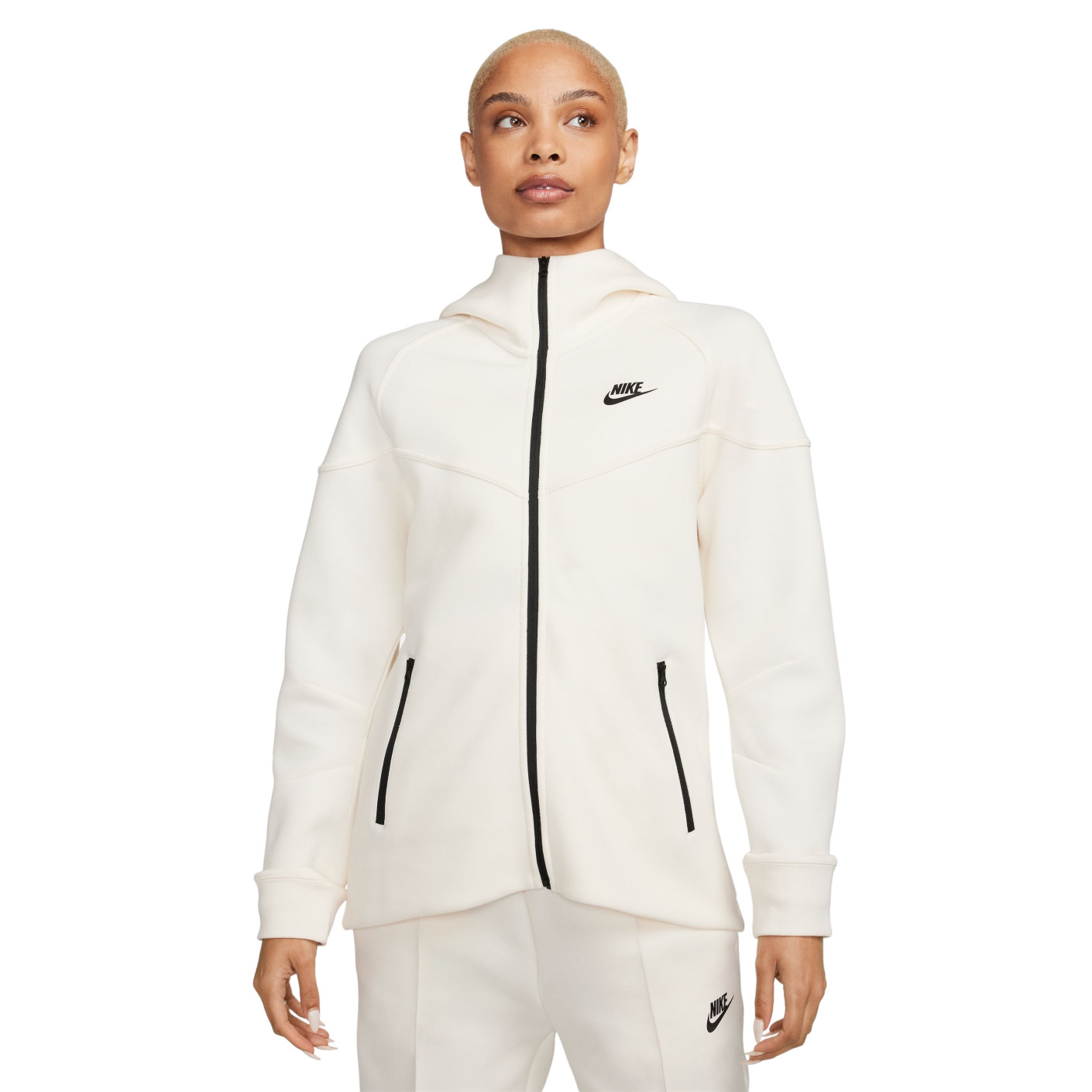 Nike Tech Fleece Sportswear Vest Dames Wit Zwart