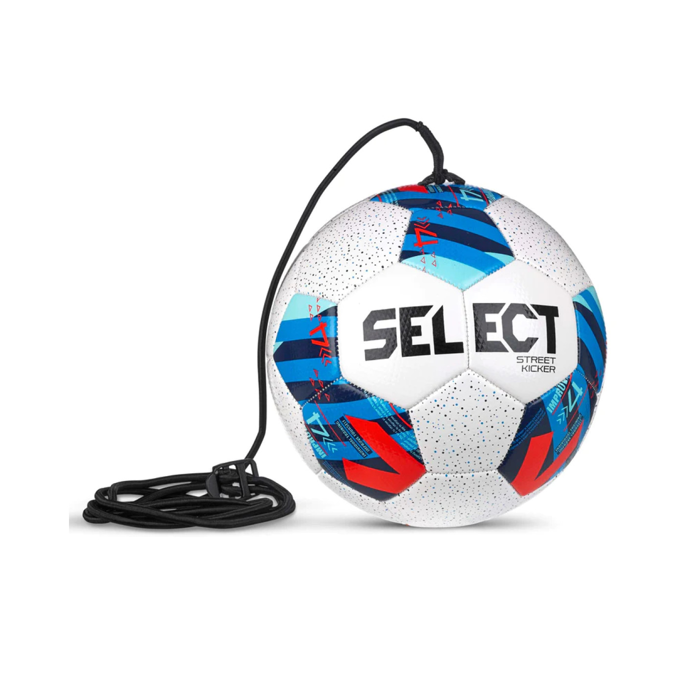 Select Street Kicker v23 Football Size 5 White Blue Red