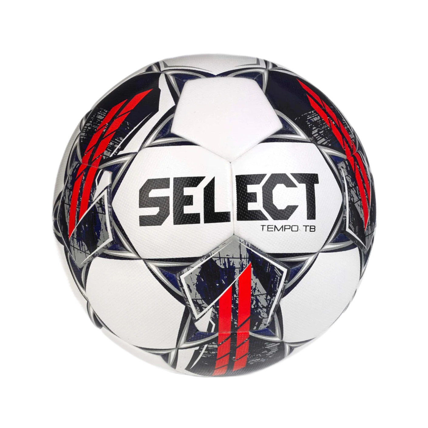 Select Tempo TB v23 Voetbal Maat 5 Wit Grijs Rood
