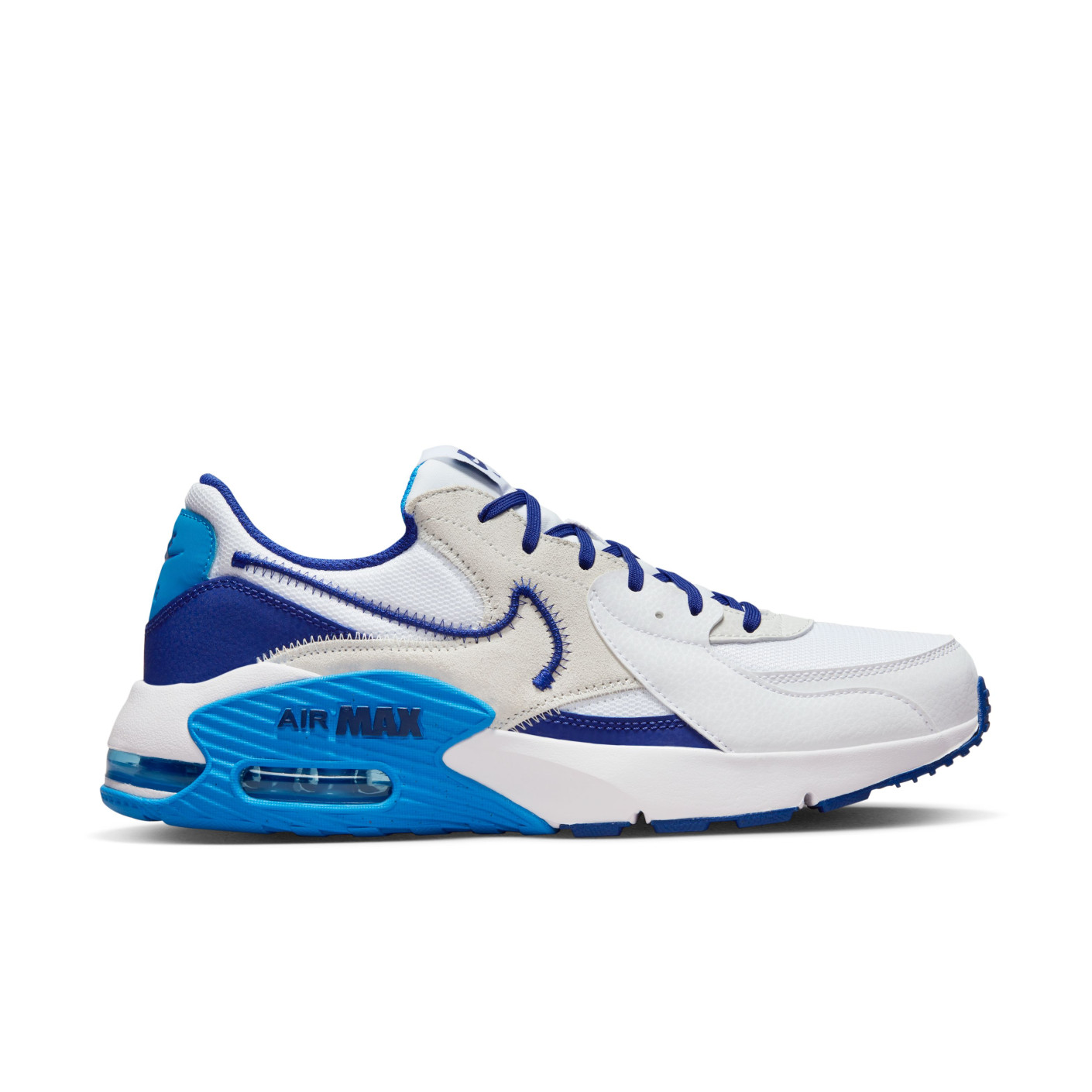 partij Omgeving uitbreiden Nike Air Max Excee Sneakers Wit Donkerblauw Blauw
