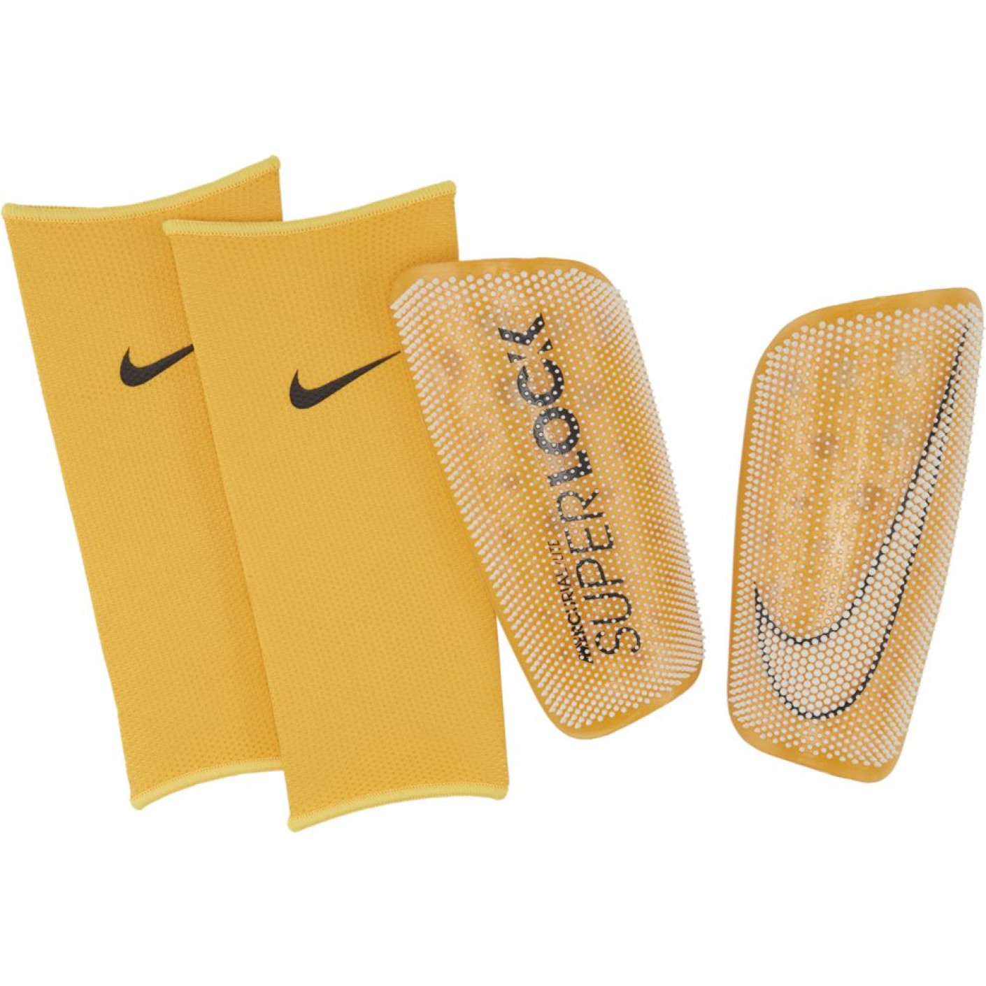 Nike Mercurial Flylite Superlock Scheenbeschermers Oranje Wit