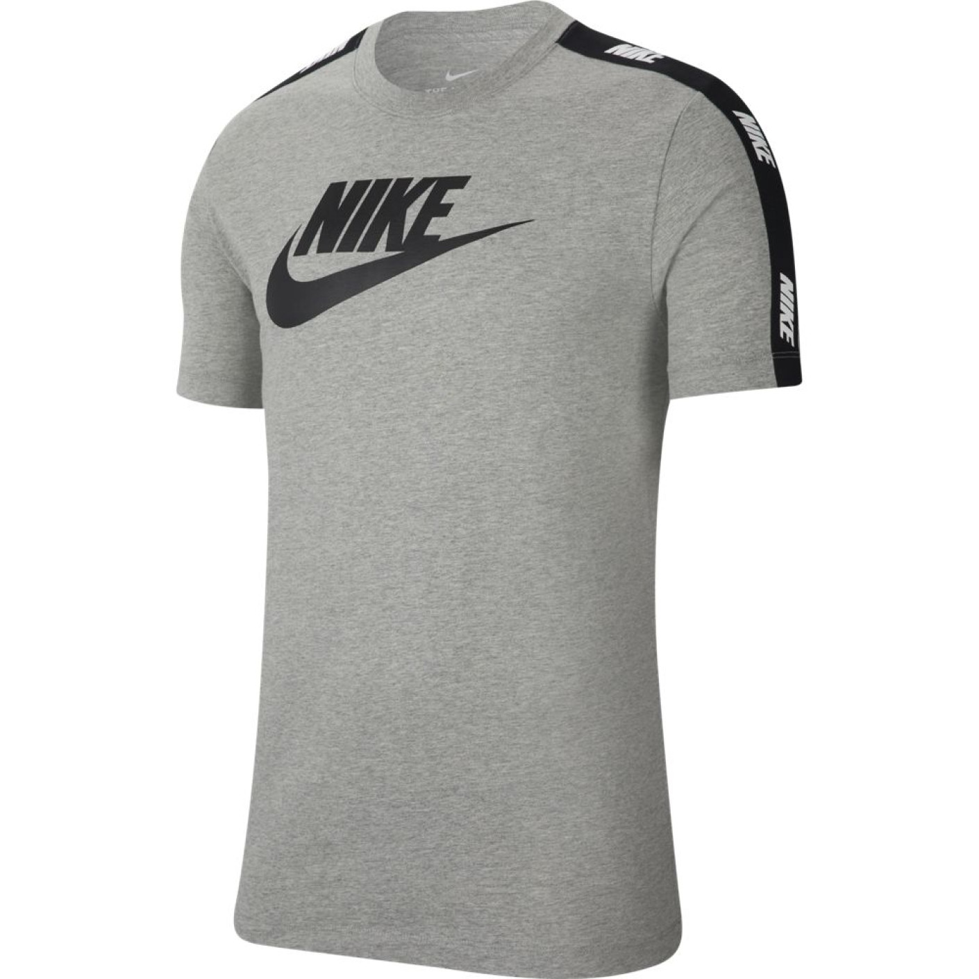 Nike Sportswear Hybrid T-Shirt Grijs Zwart