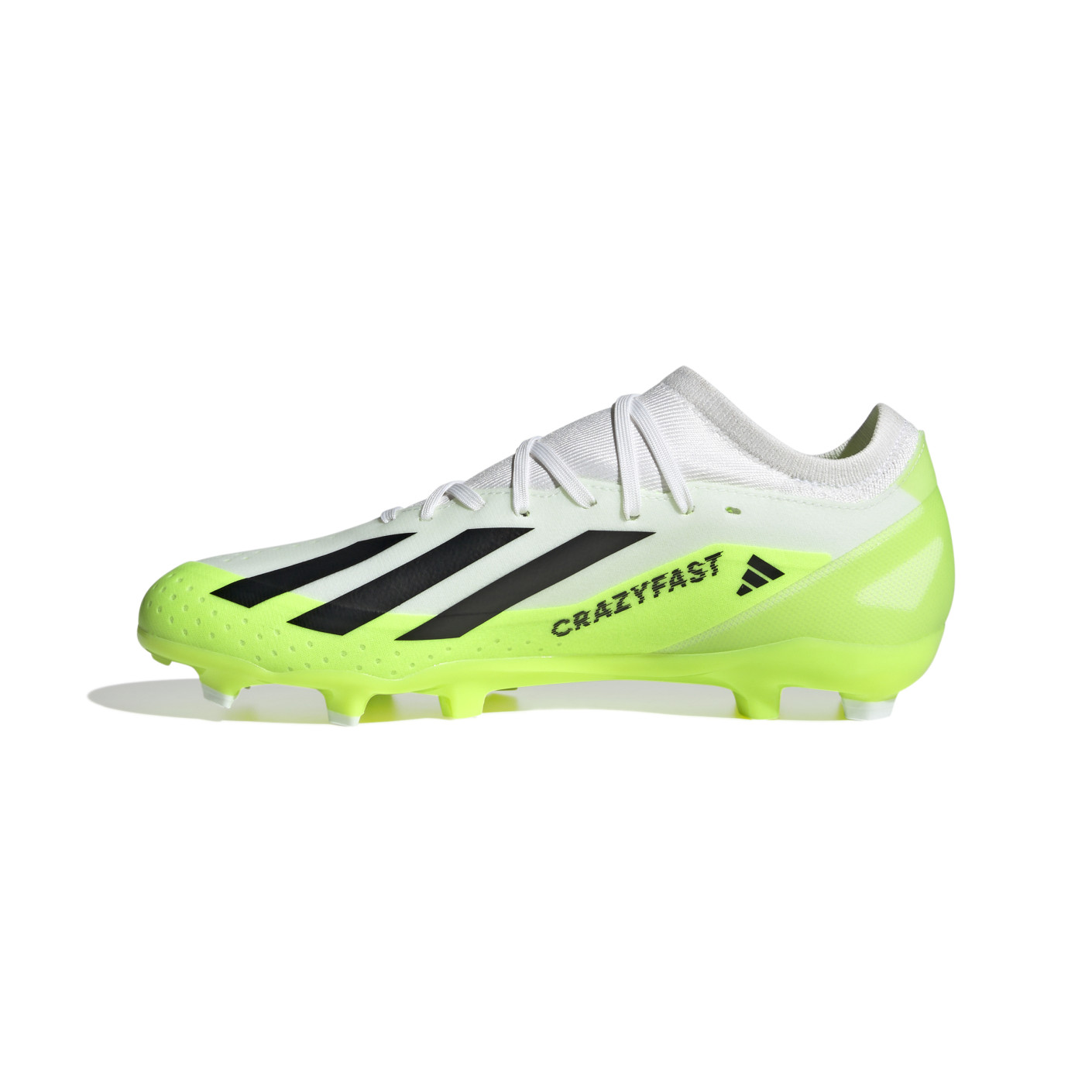 adidas X Crazyfast.3 Gras Voetbalschoenen (FG) Wit Felgeel Zwart