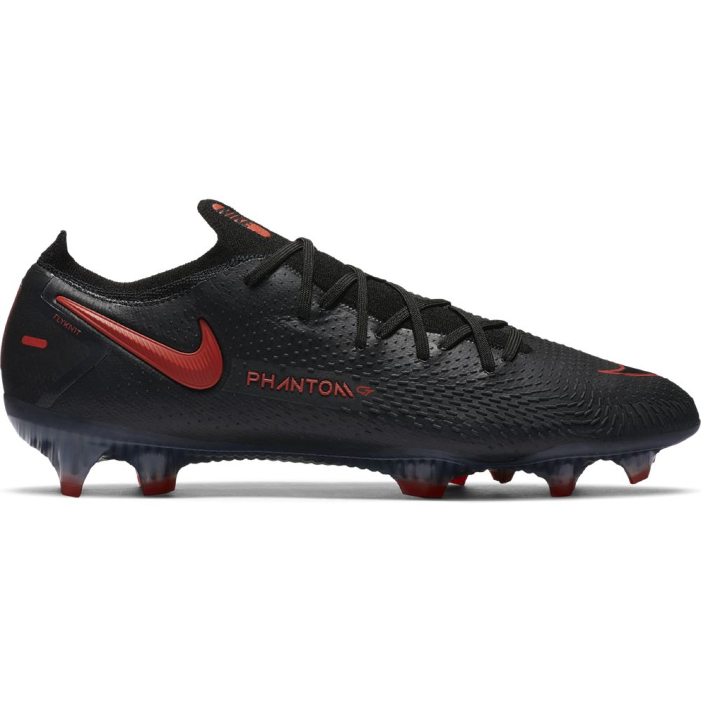 Nike PHANTOM GT ELITE Gras Voetbalschoenen (FG) Zwart Rood