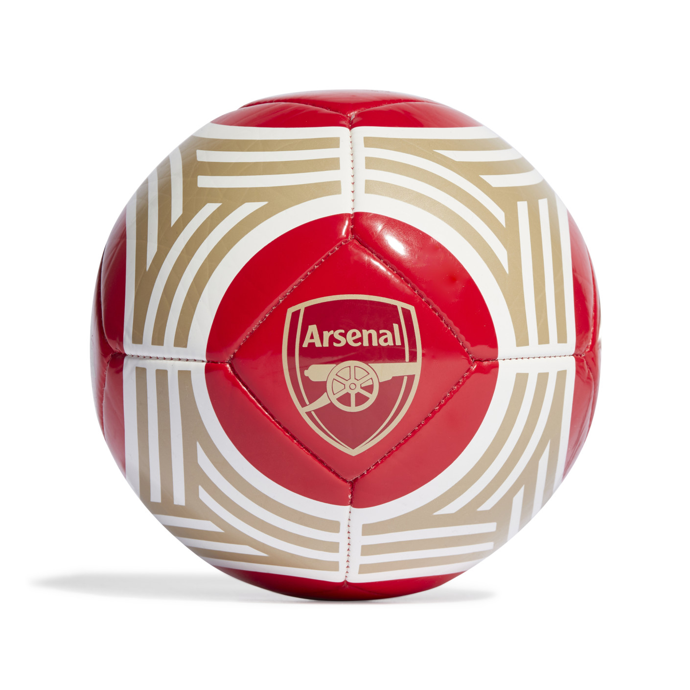 adidas Arsenal Mini Voetbal Maat 1 2023-2024 Rood Wit Goud