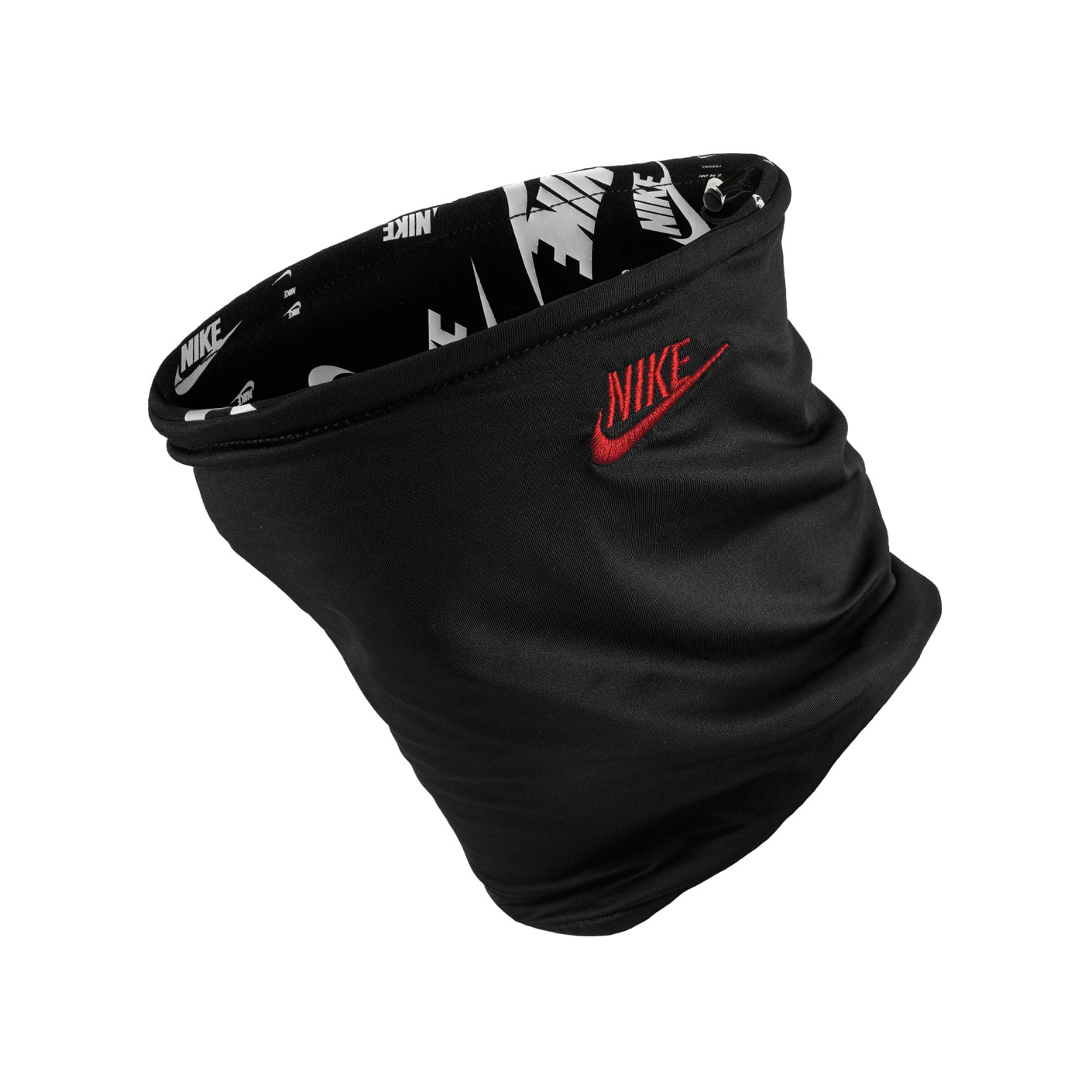 Nike Club Fleece Nekwarmer Zwart Wit Rood