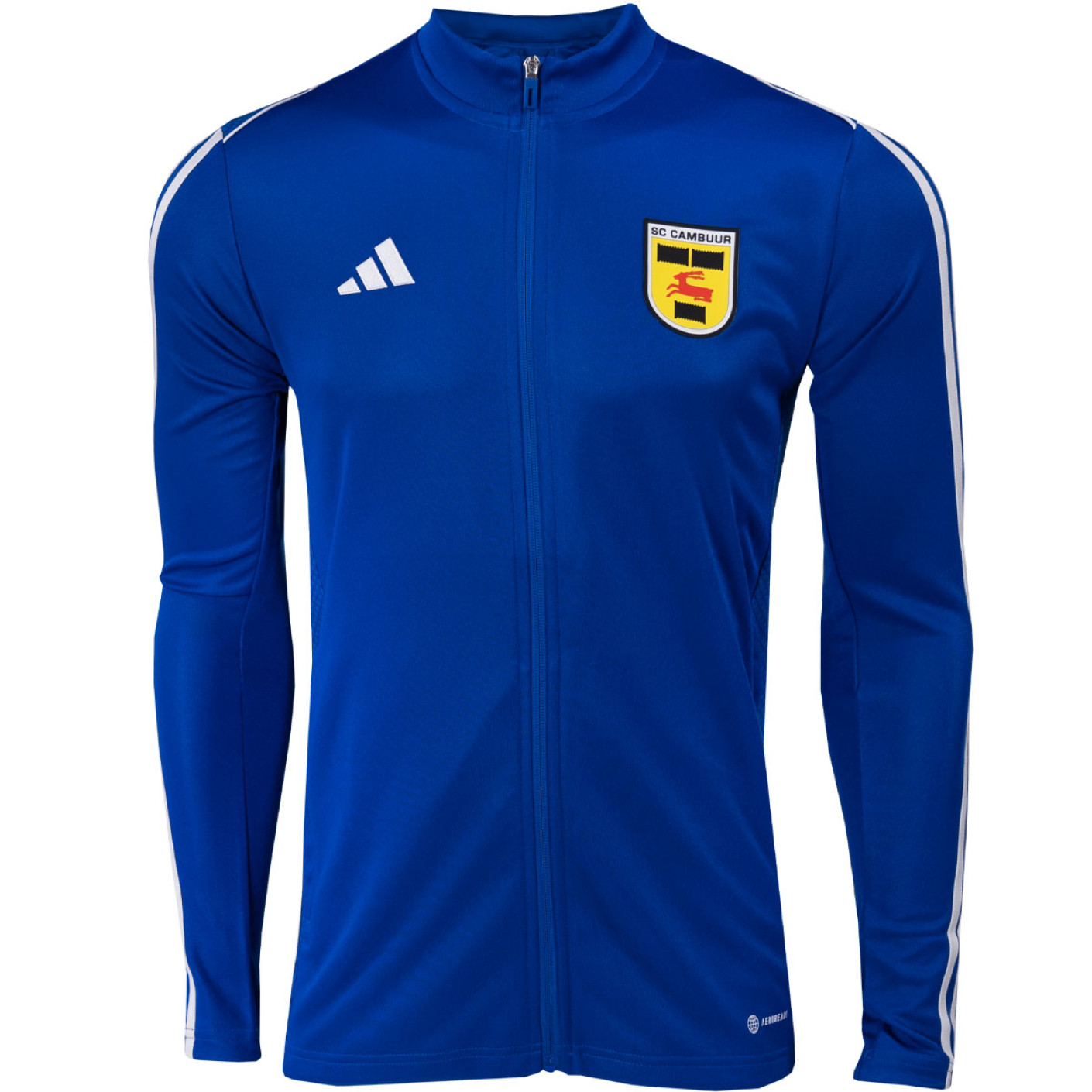 adidas SC Cambuur Trainingsjack 2023-2024 Blauw Wit