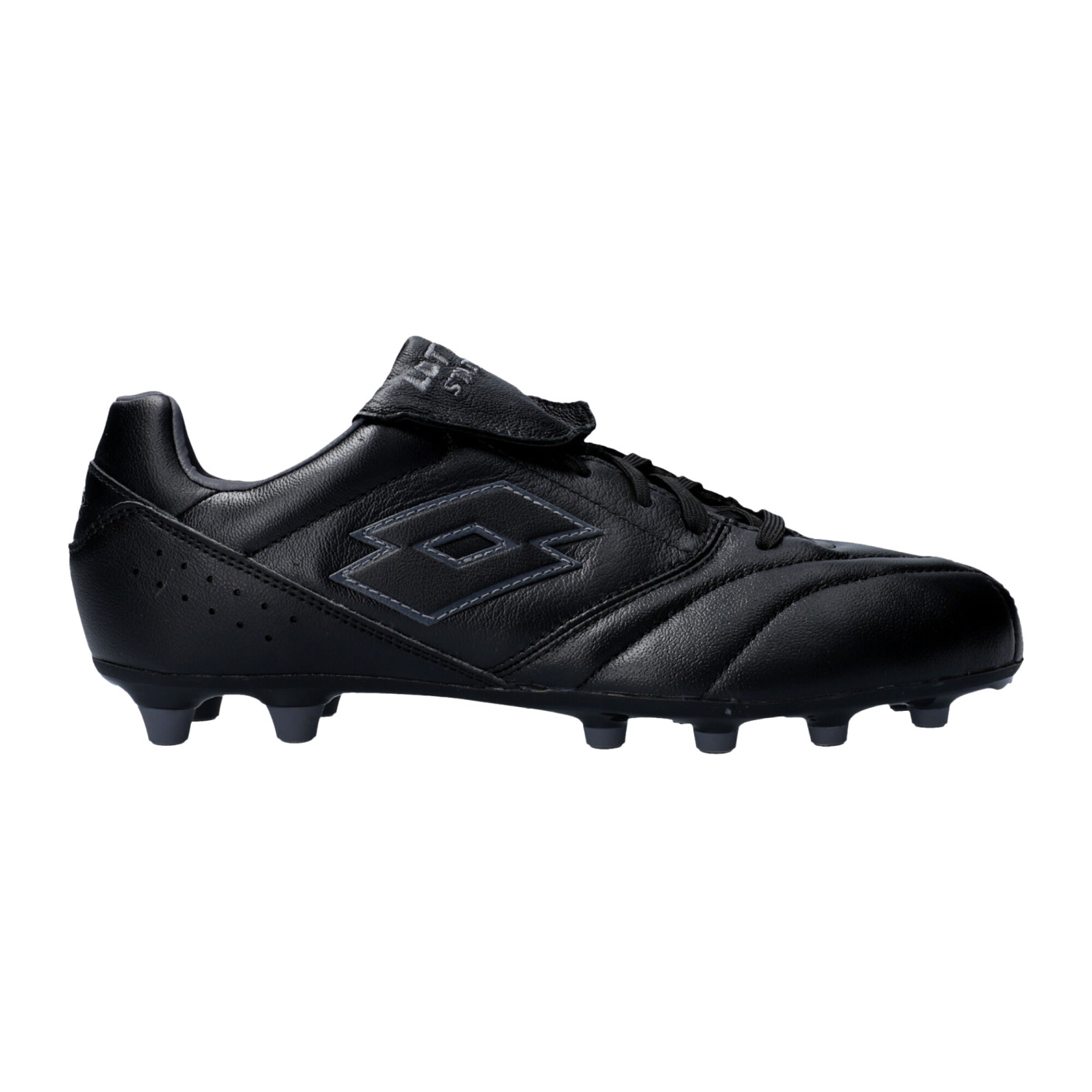Lotto Stadio 200 III Gras Football Shoes (FG) Black