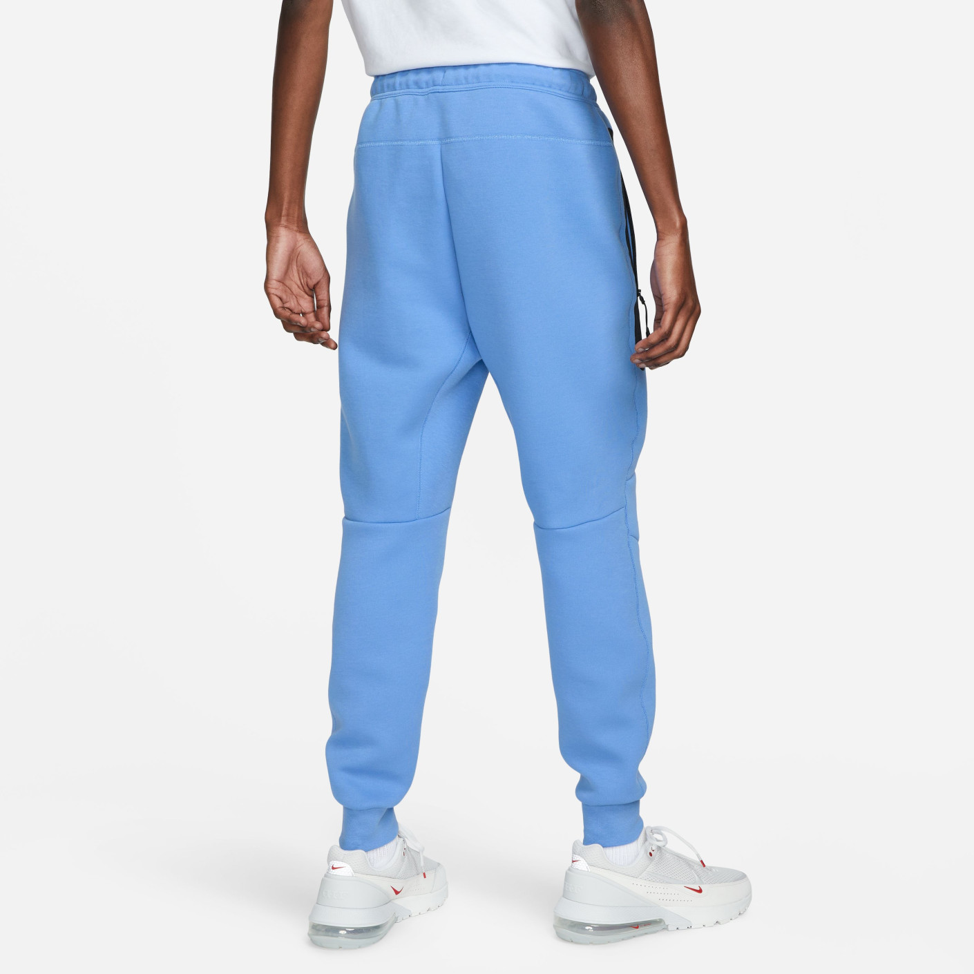 nike tech sweatpants blue