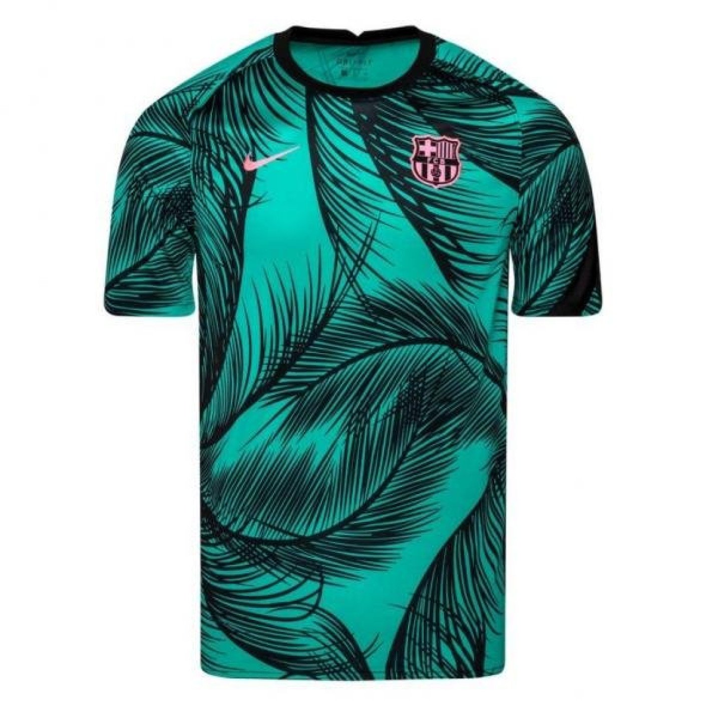 Nike FC Barcelona Dry Trainingsshirt Pre Match 2020-2021 Groen