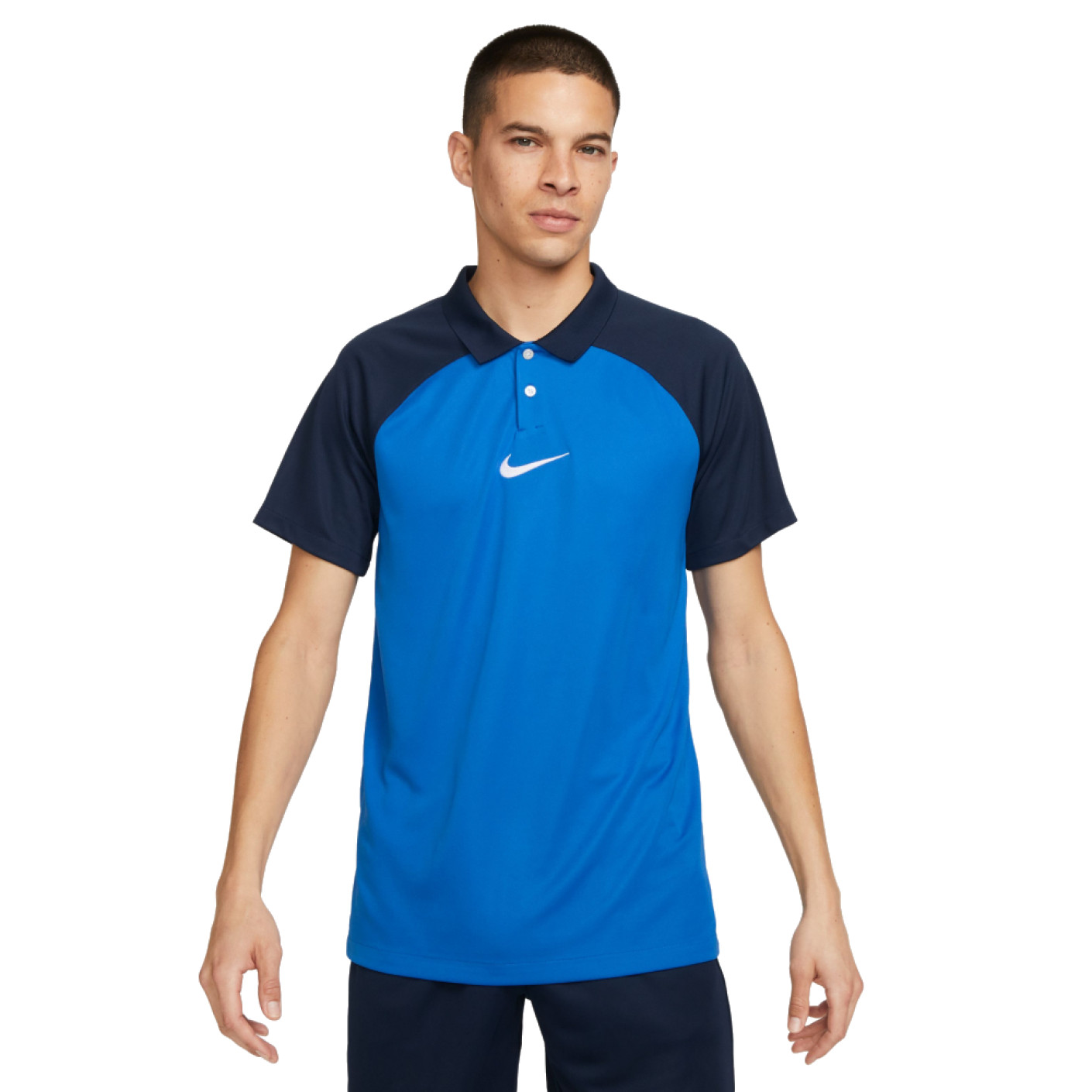 Nike Academy Pro Polo Blauw Donkerblauw