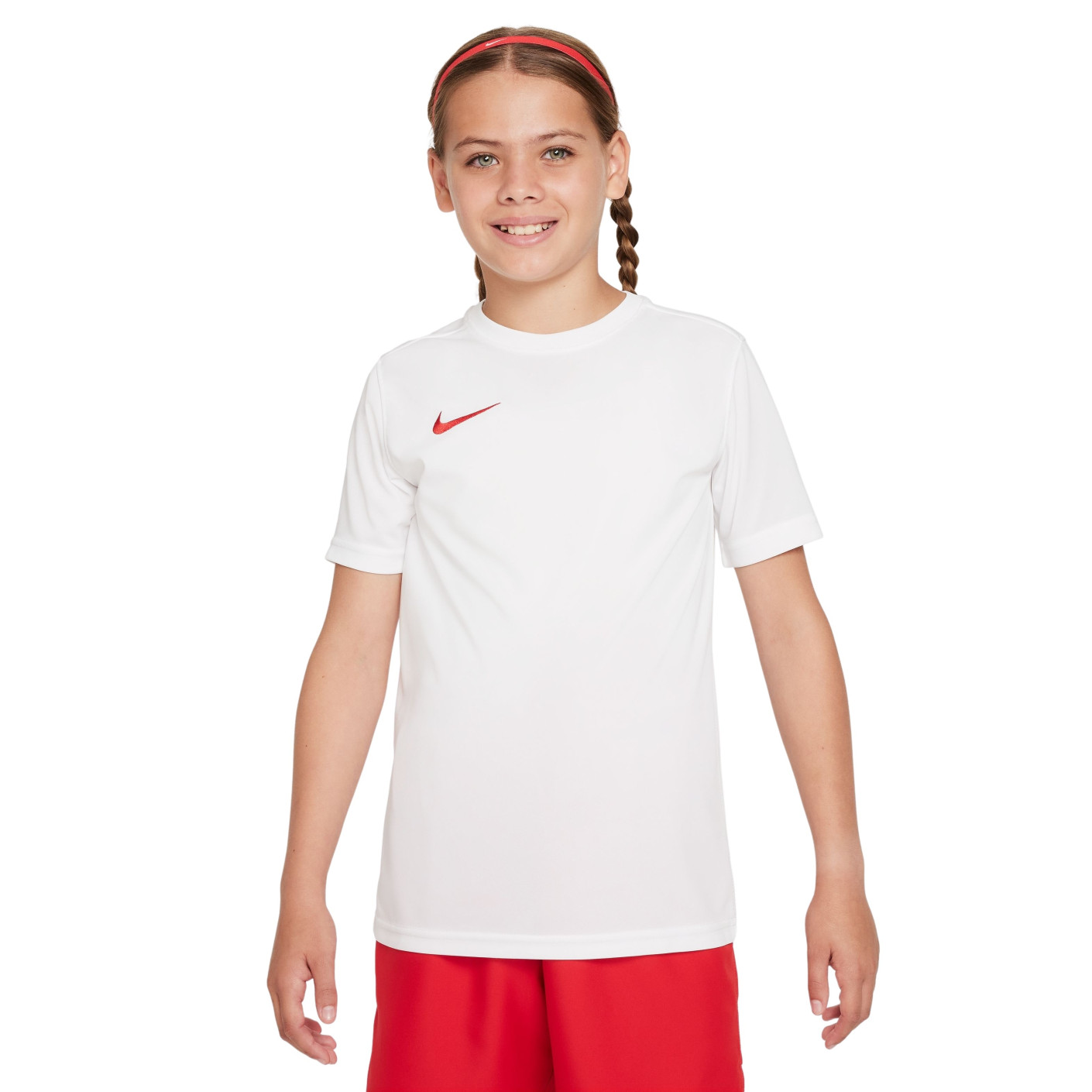Nike Park VII Voetbalshirt Kids Wit Rood