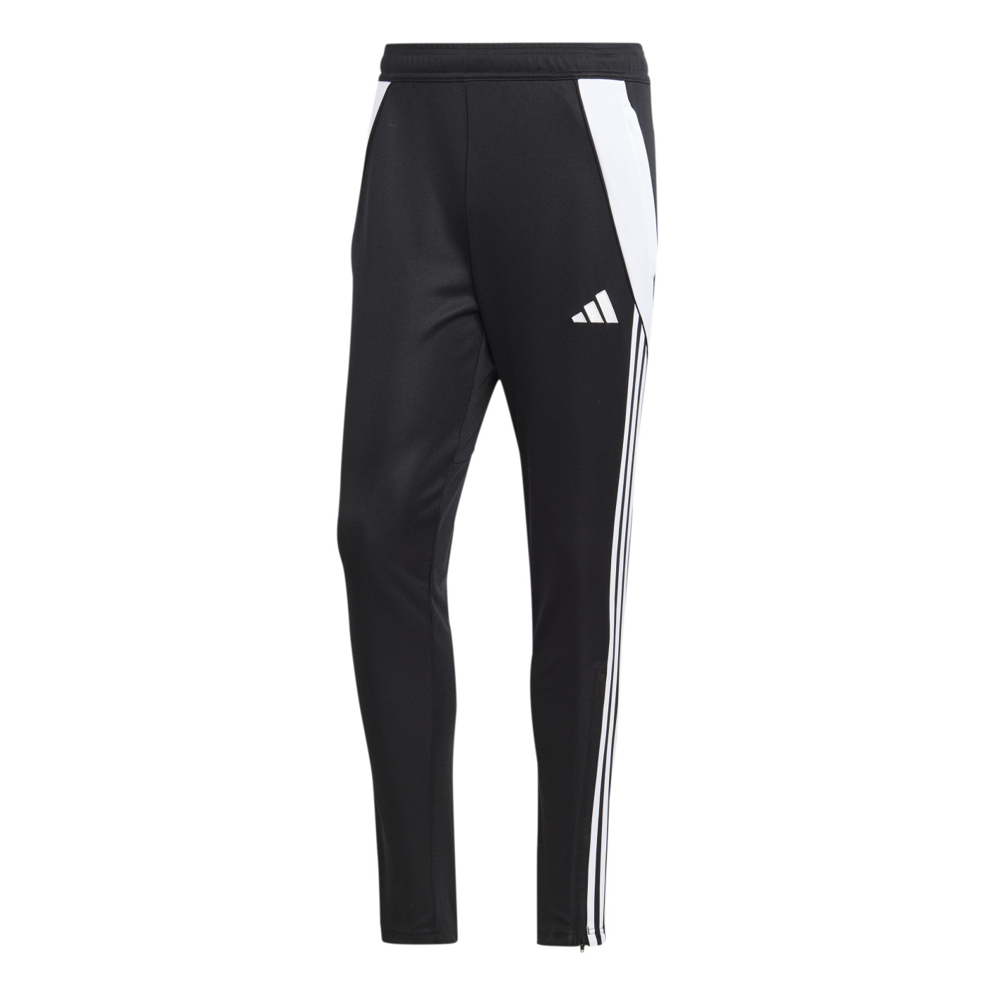 adidas Tiro 24 1/4-Zip Slim-fit Tracksuit Black White - Voetbalshop.nl
