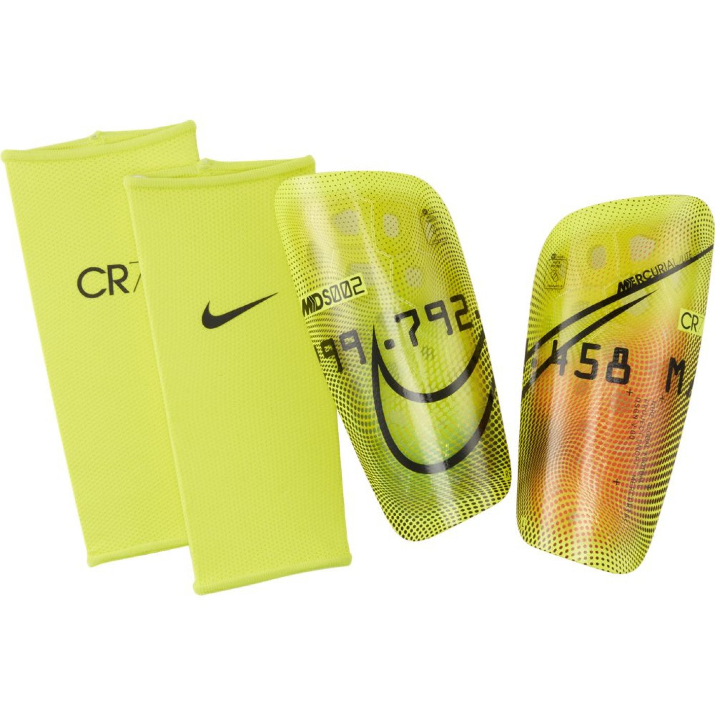 Nike Mercurial Lite CR7 Scheenbeschermers Geel Groen