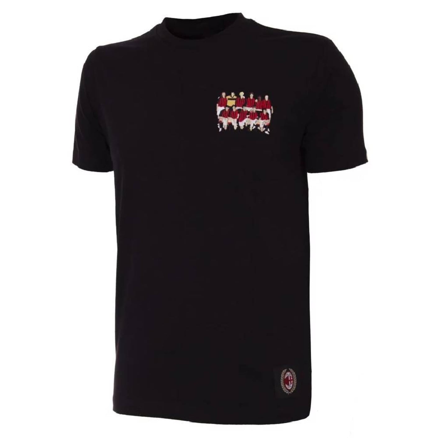 COPA AC Milan Coppa 2003 Team Embroidery T-Shirt Zwart