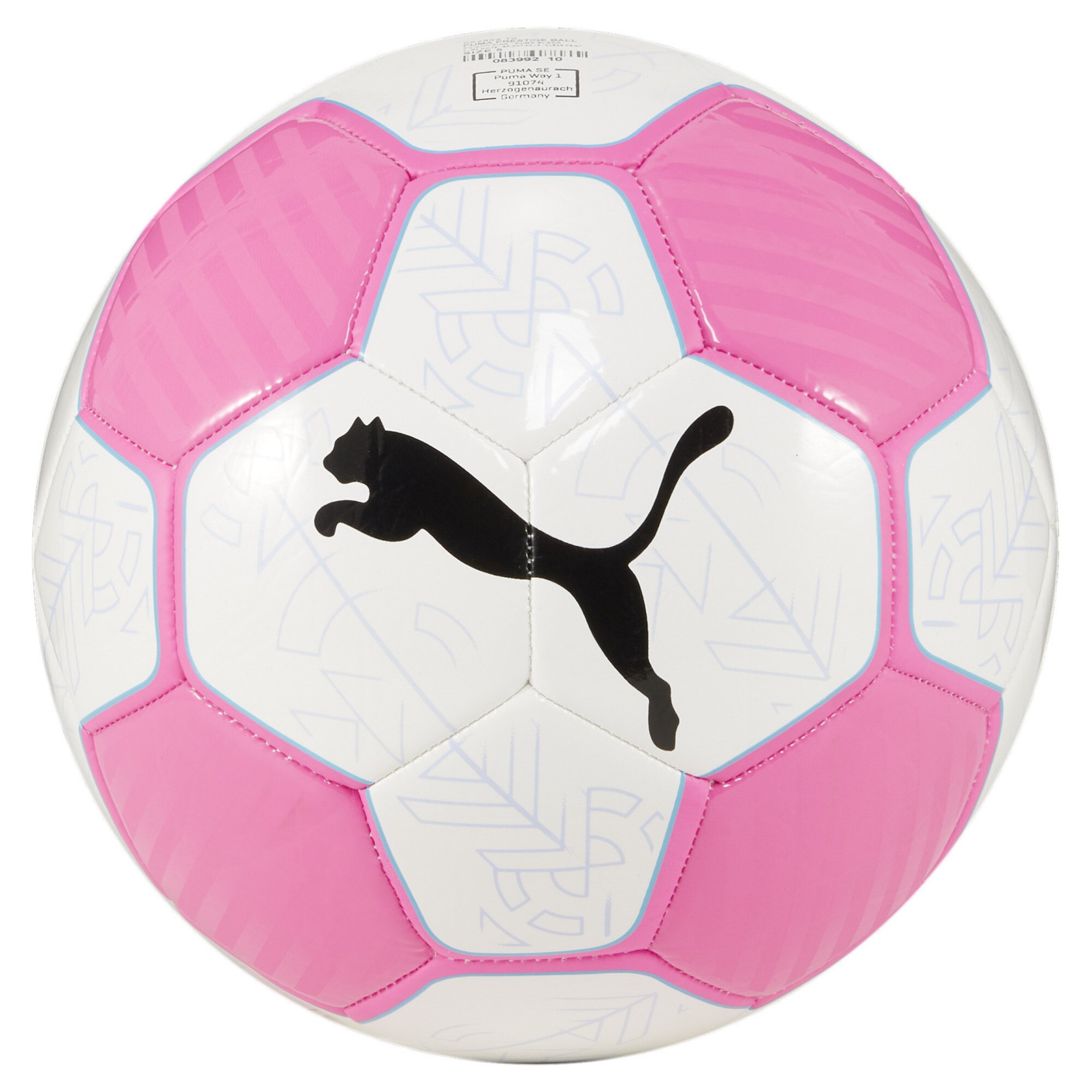 PUMA Prestige Voetbal Maat 5 Wit Roze Zwart