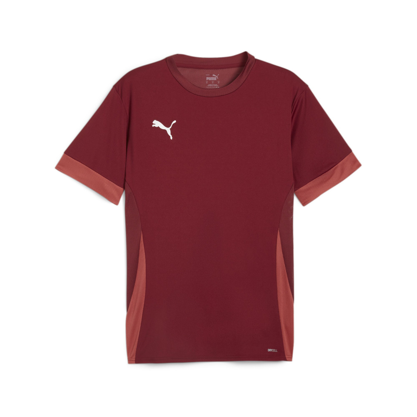PUMA TeamGoal Matchday Football Shirt Burgundy White