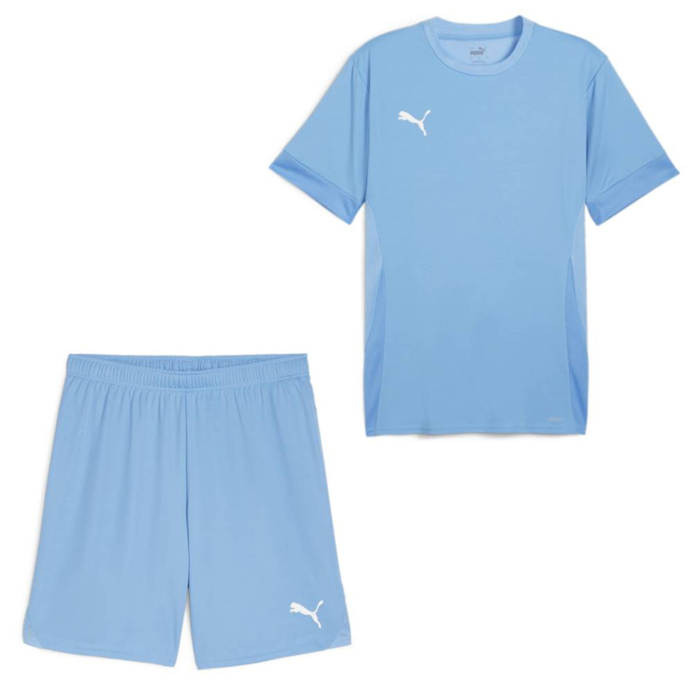 PUMA teamGOAL Matchday Voetbaltenue Lichtblauw Wit