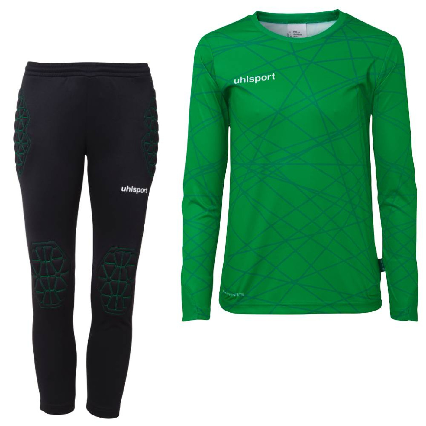 Uhlsport Prediction Keeperstenue Kids Green Black
