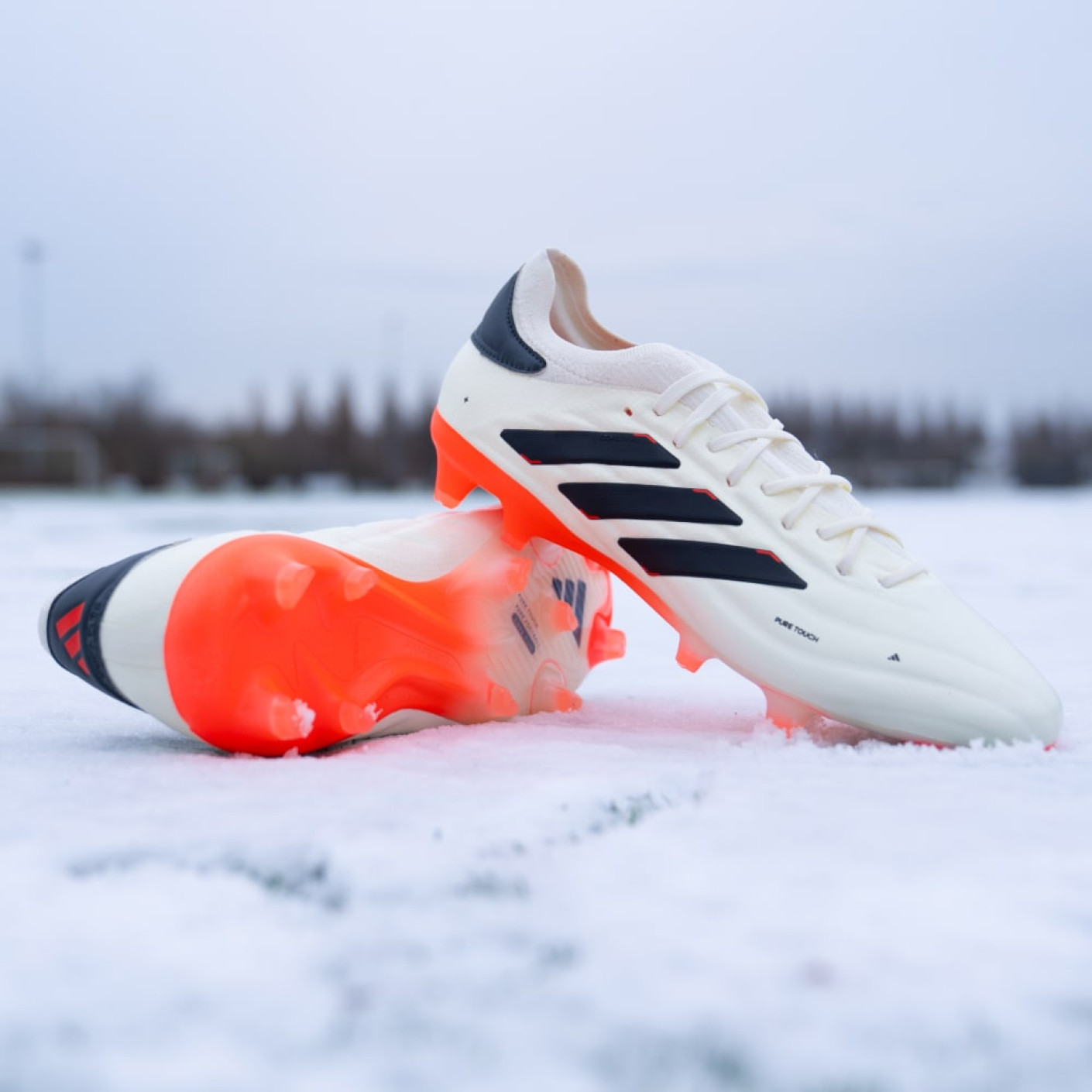 adidas Copa Pure 2+ Gras Football Shoes (FG) White Black Red
