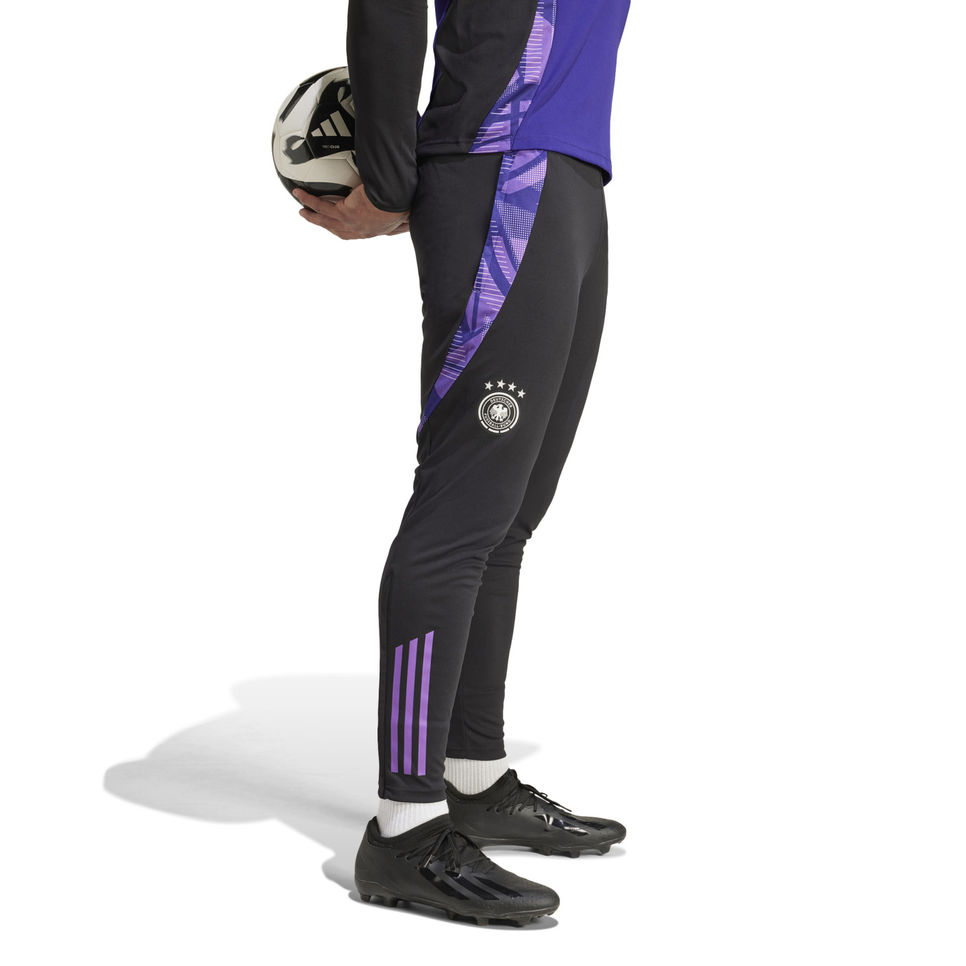 adidas Germany Training pants 2024-2026 Black Purple White