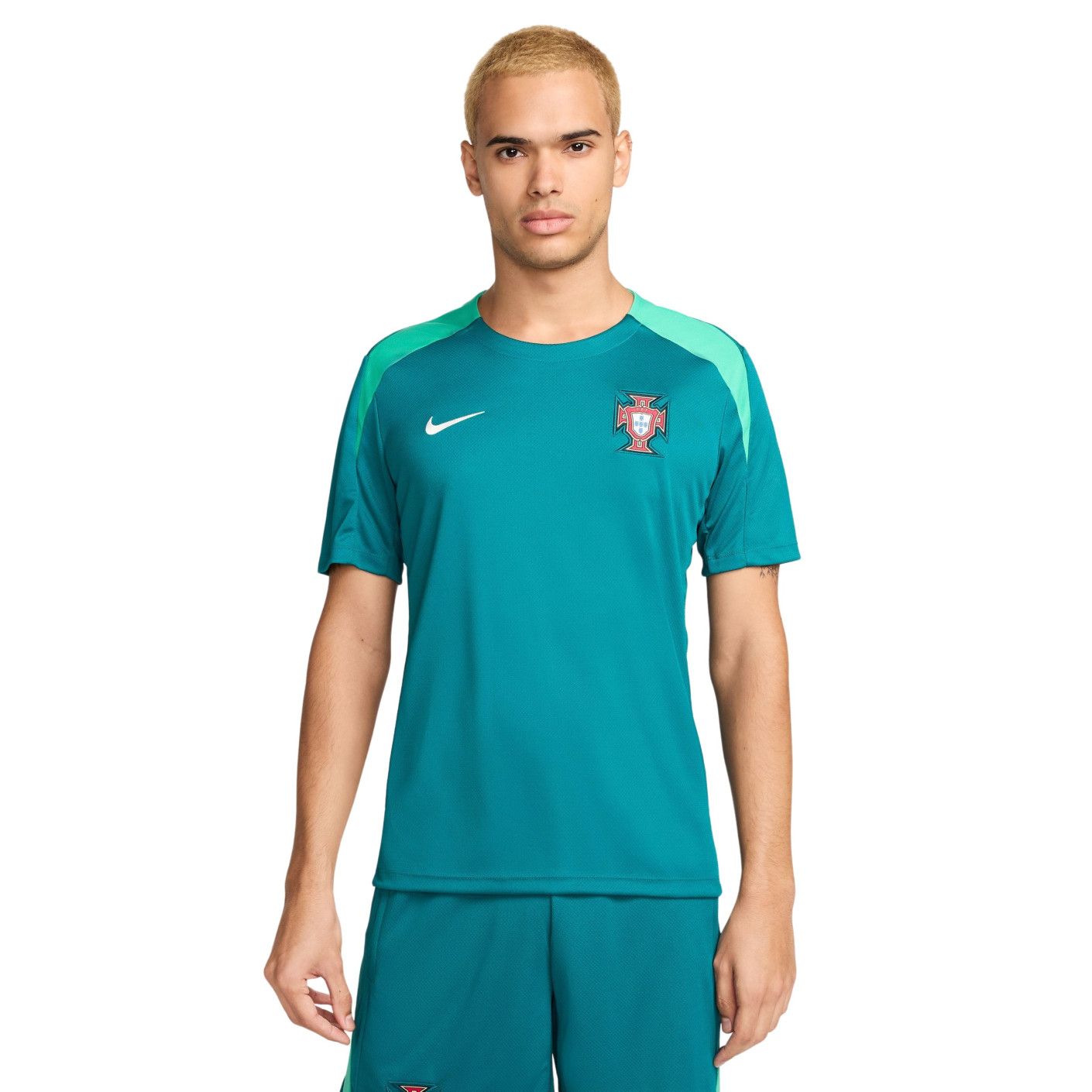 Nike Portugal Strike Trainingsshirt 2024-2026 Groen Lichtgroen