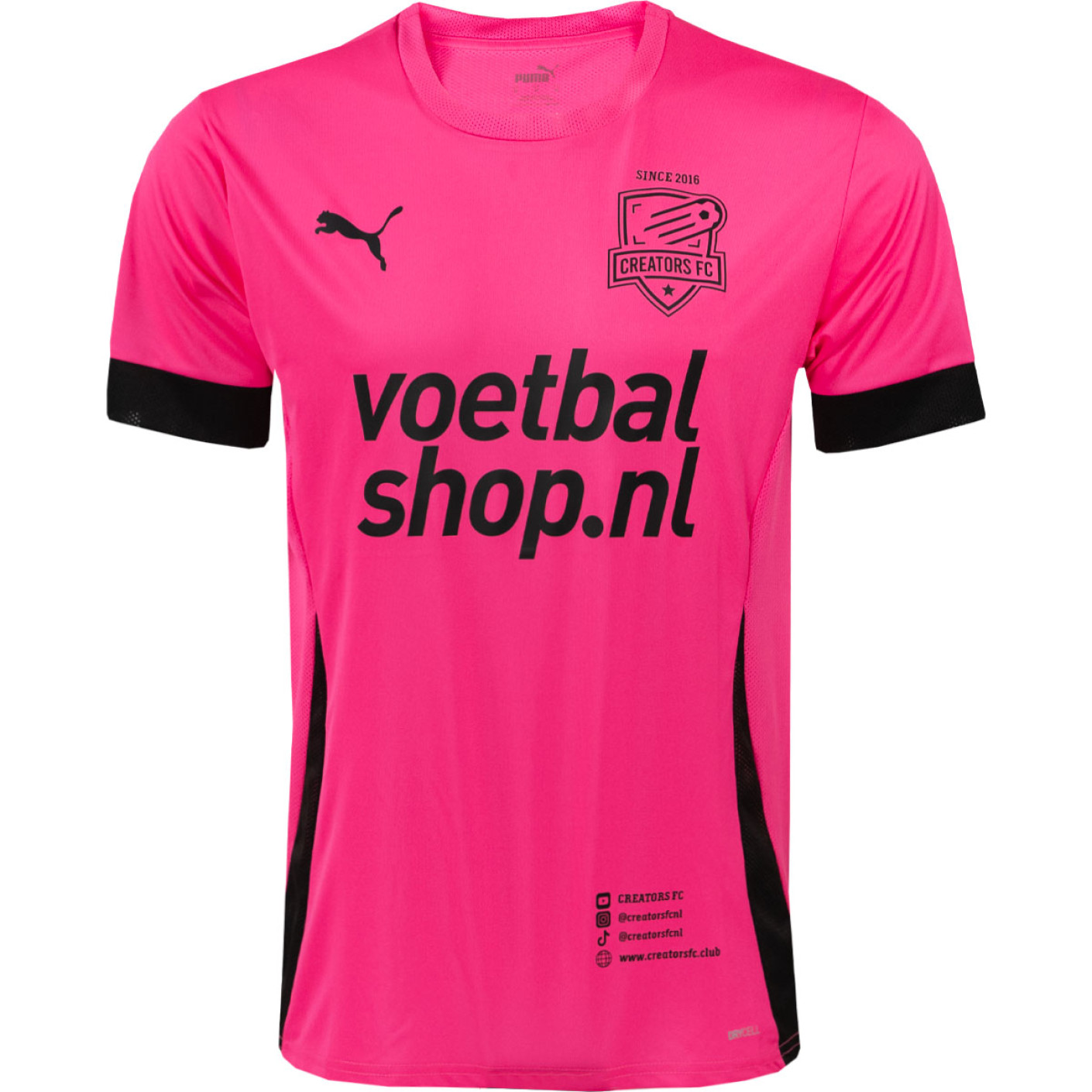 PUMA Creators FC Home Jersey 2024-2025 Kids Pink Black