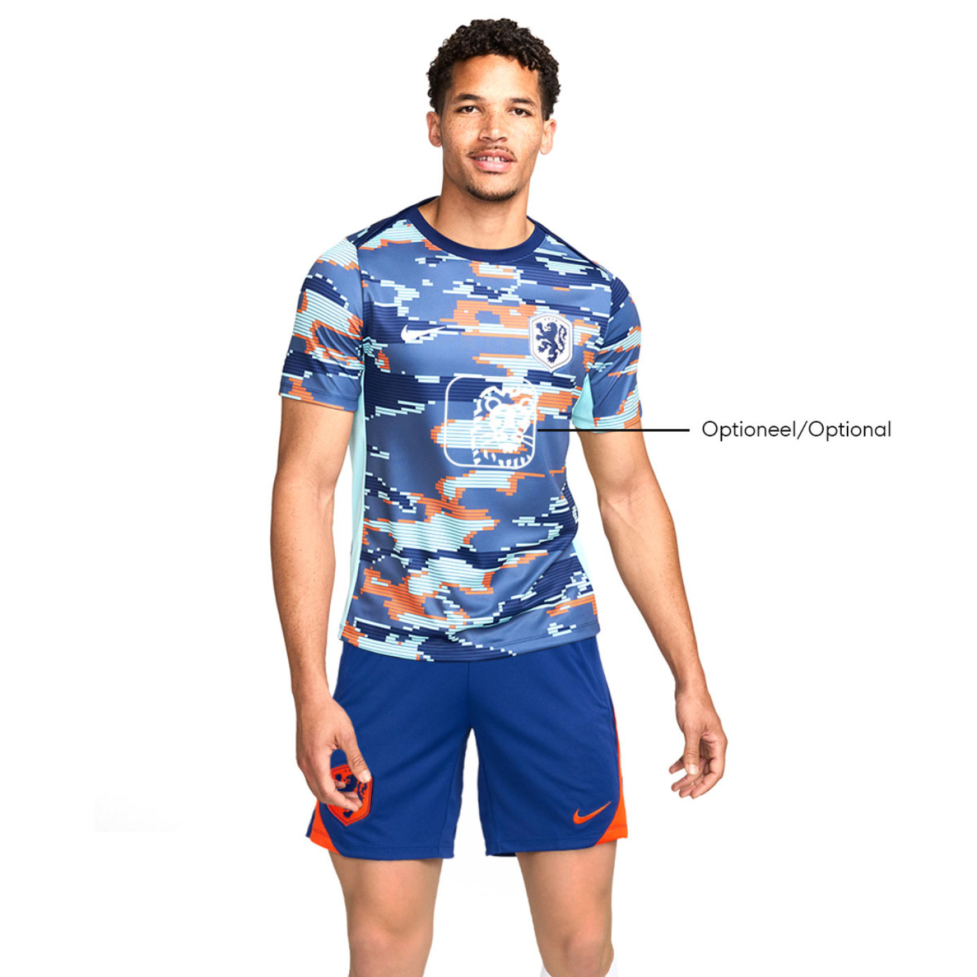 Nike Netherlands Pre-Match Training Set 2024-2026 Blue Orange