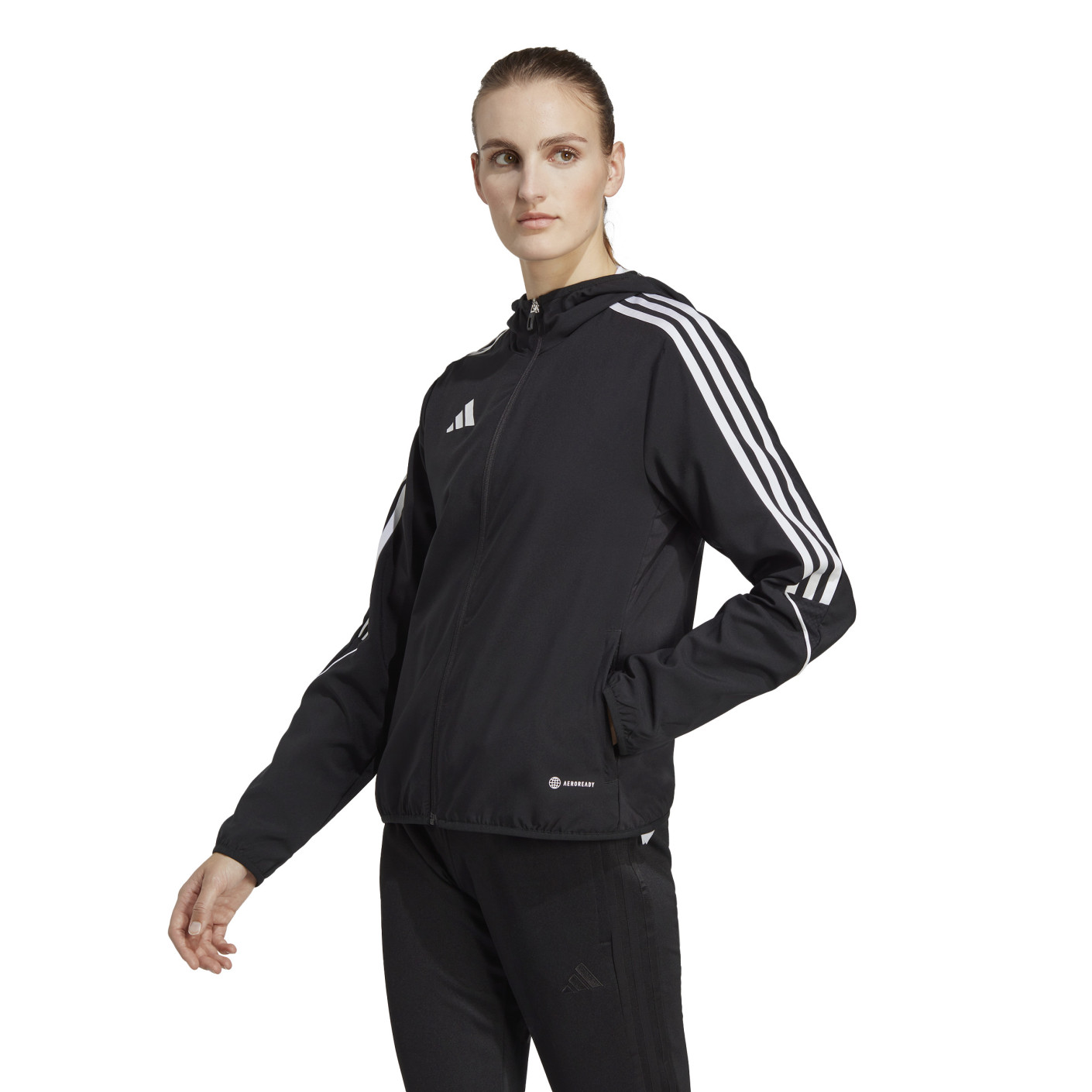 adidas Tiro 23 League Windjack Dames Zwart Wit