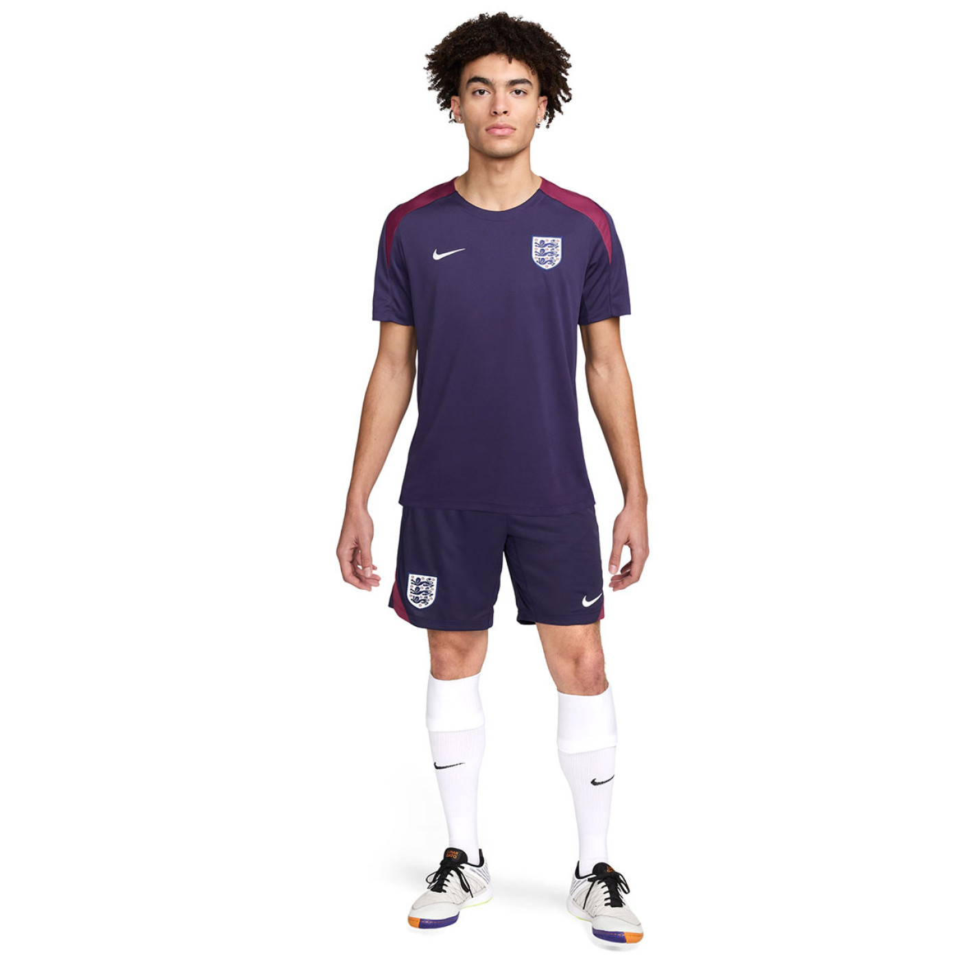 Nike Engeland Strike Trainingsset 2024-2026 Donkerblauw Bordeaux Wit